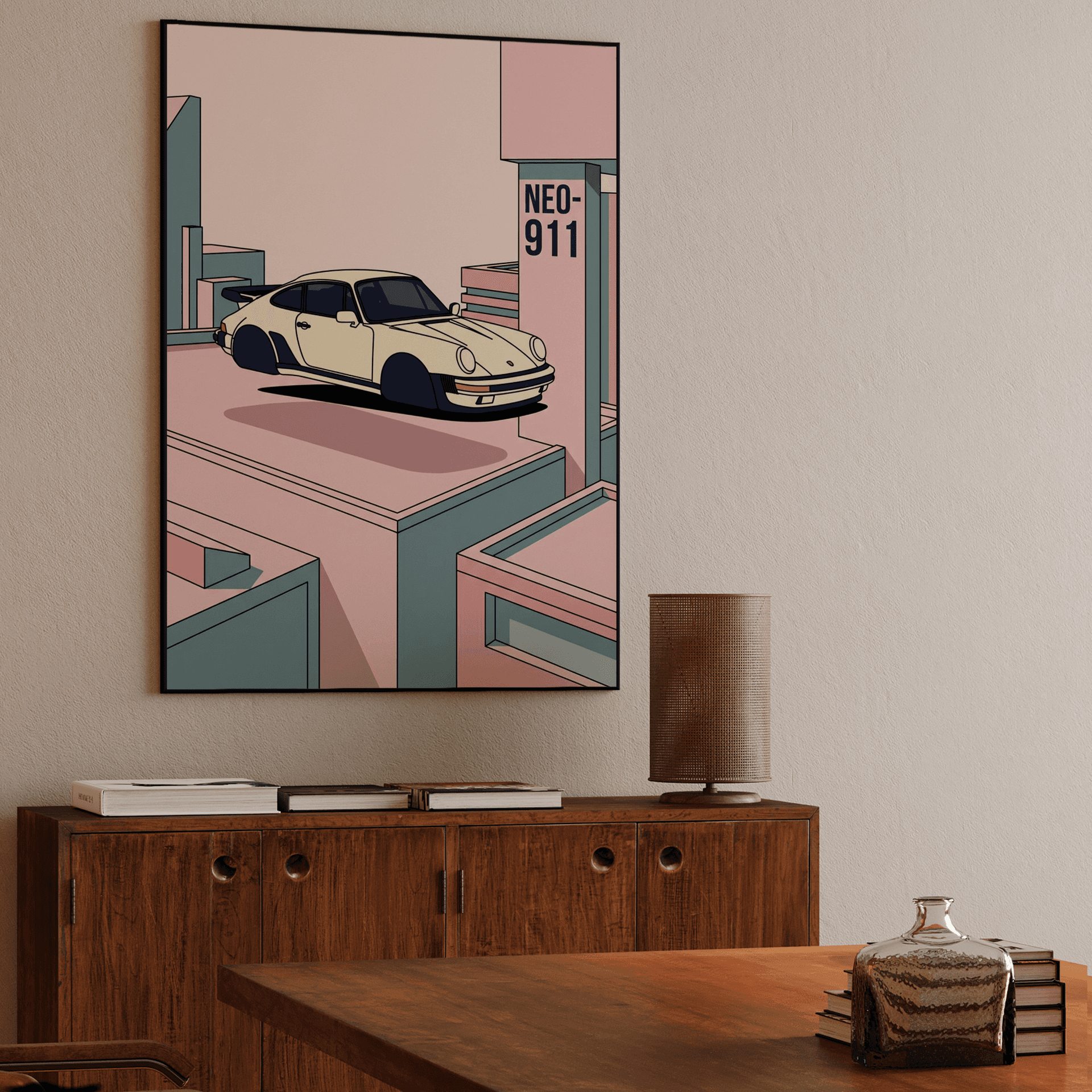 Neo-911: Retro-Futuristic Porsche Hovercar