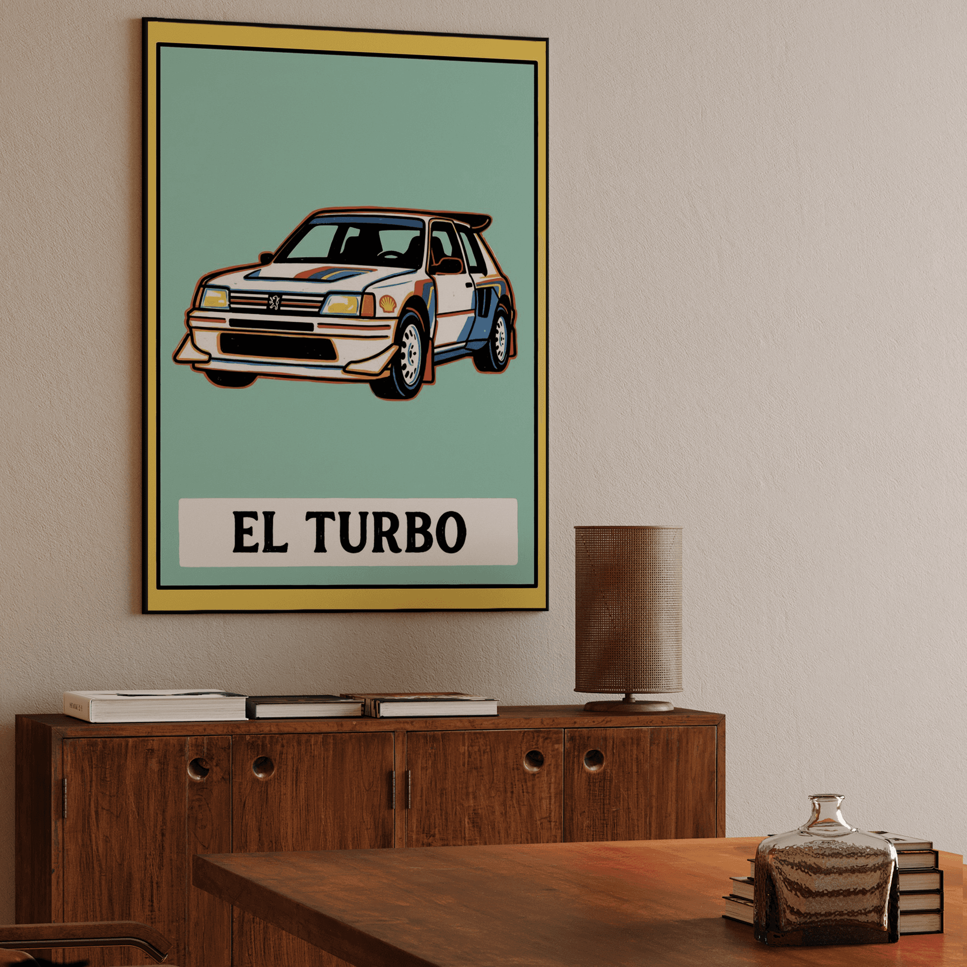 Peugeot 205 T16 El Turbo Loteria Art
