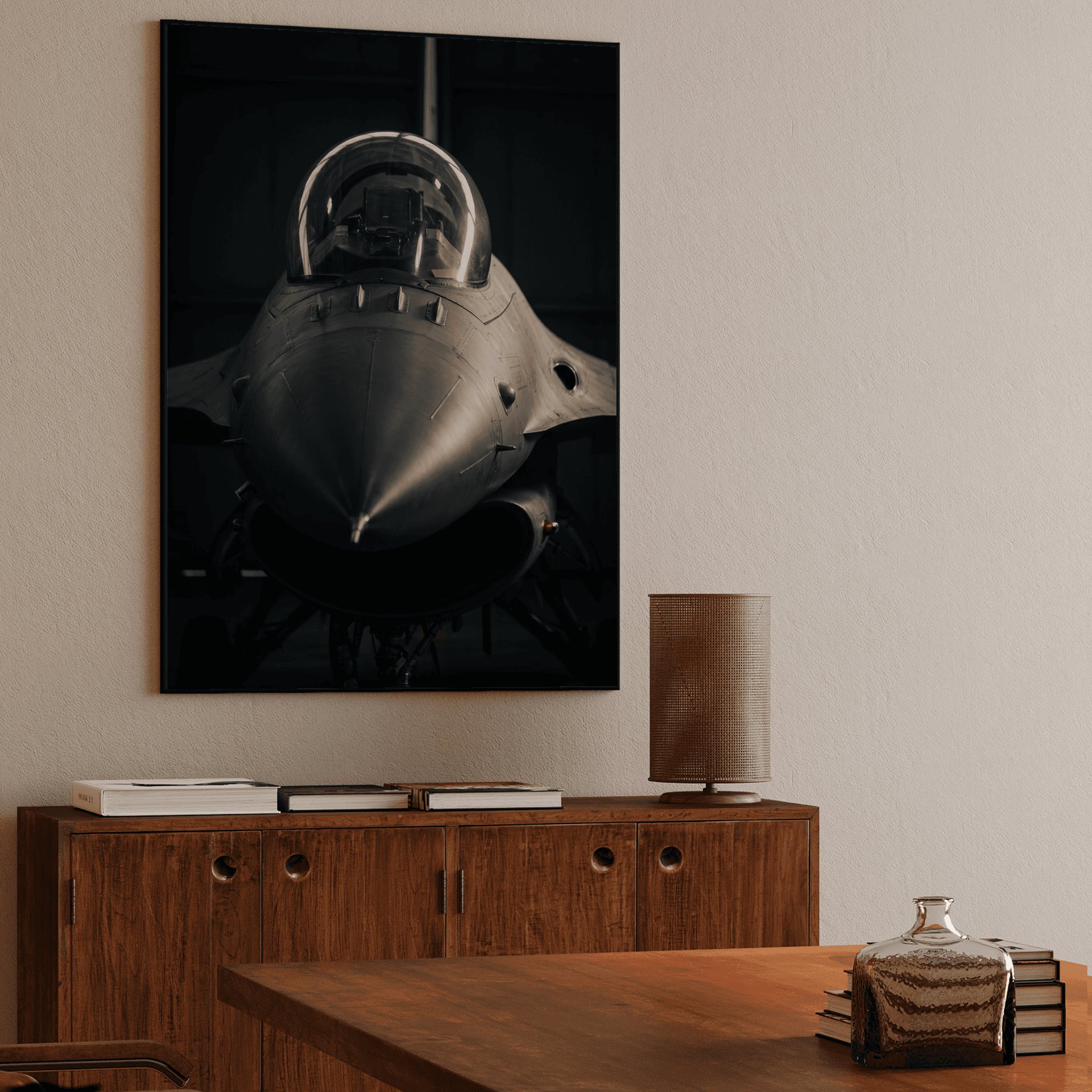 F-16 Fighting Falcon Front Portrait