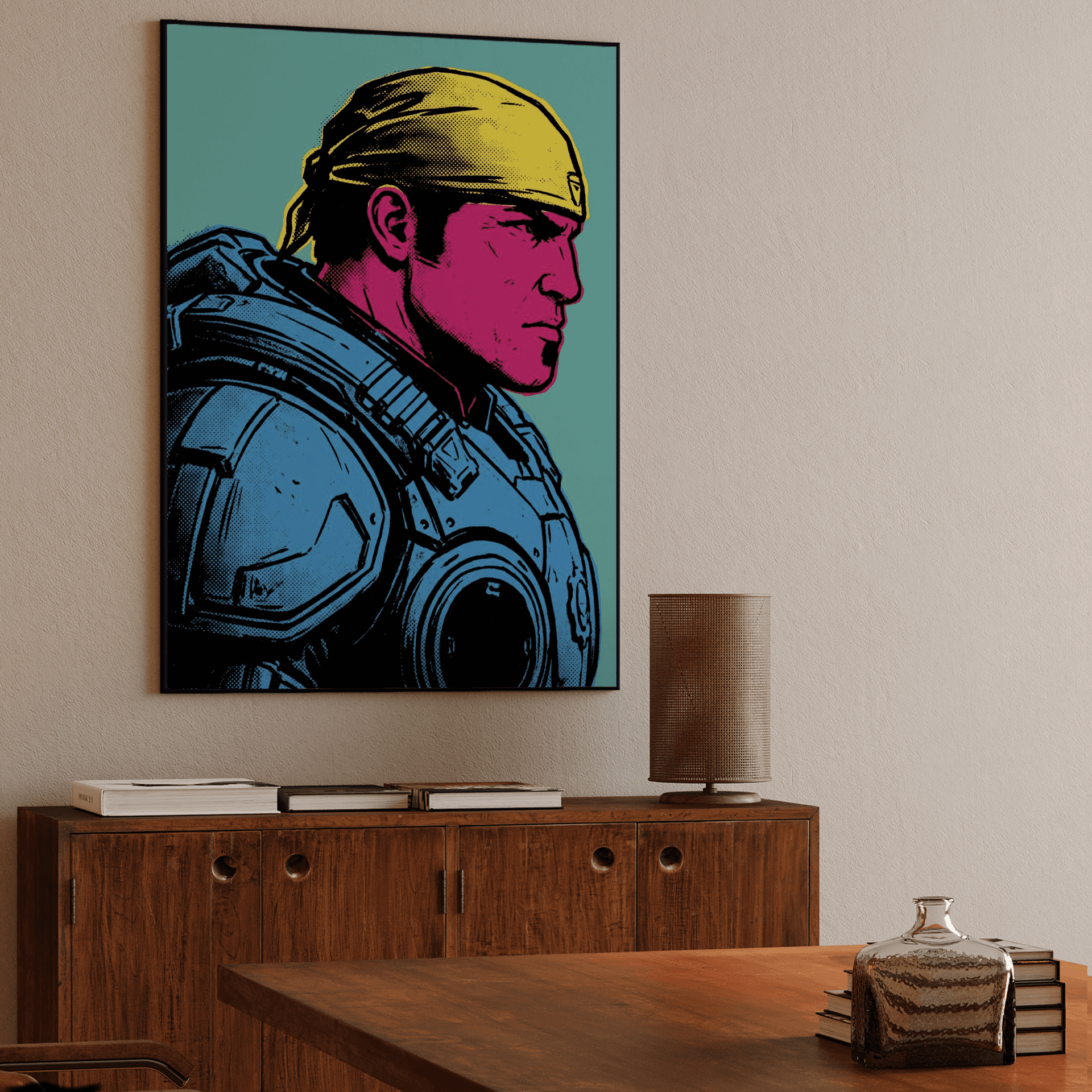 Marcus Fenix Pop Art Portrait