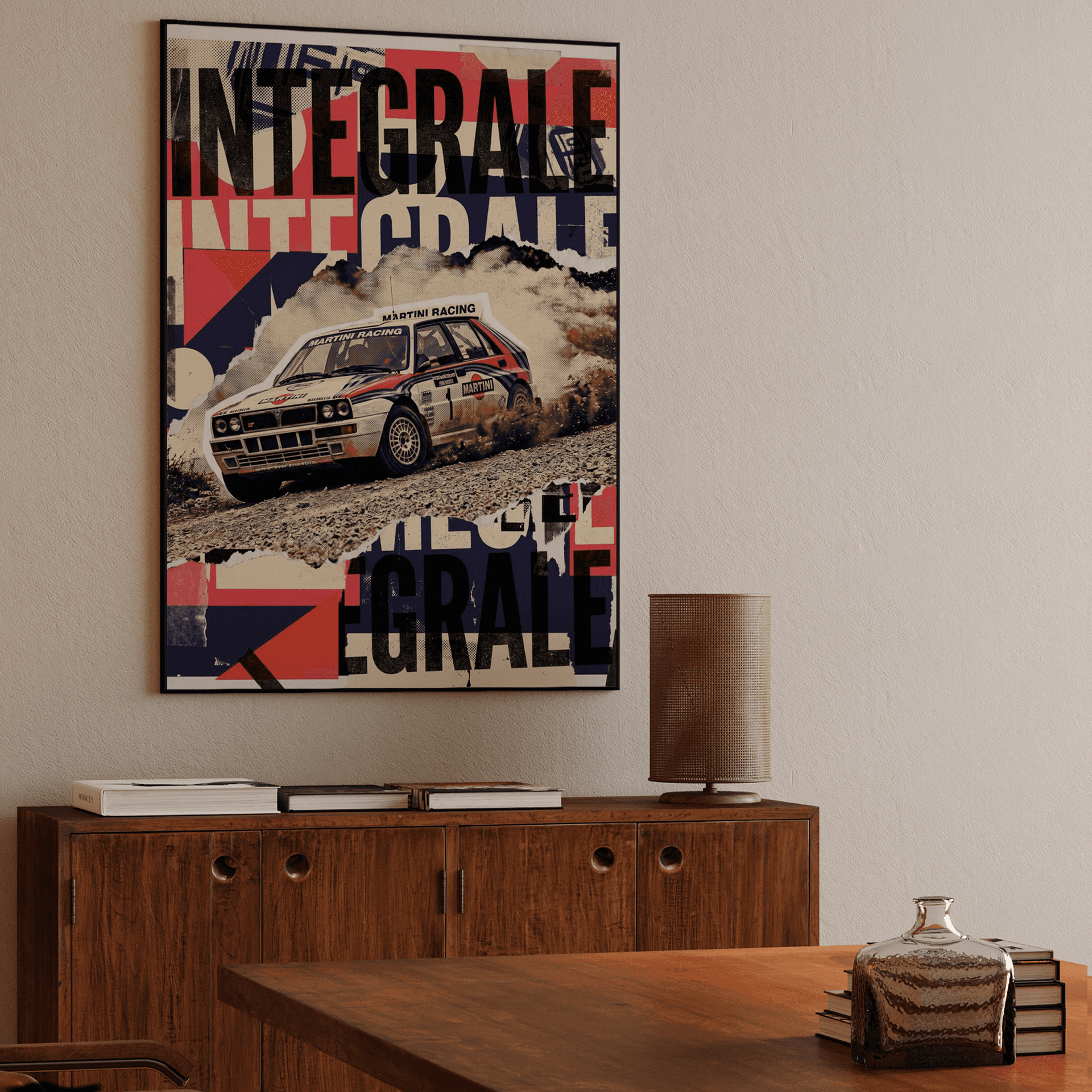 Lancia Delta Integrale Martini Racing Collage