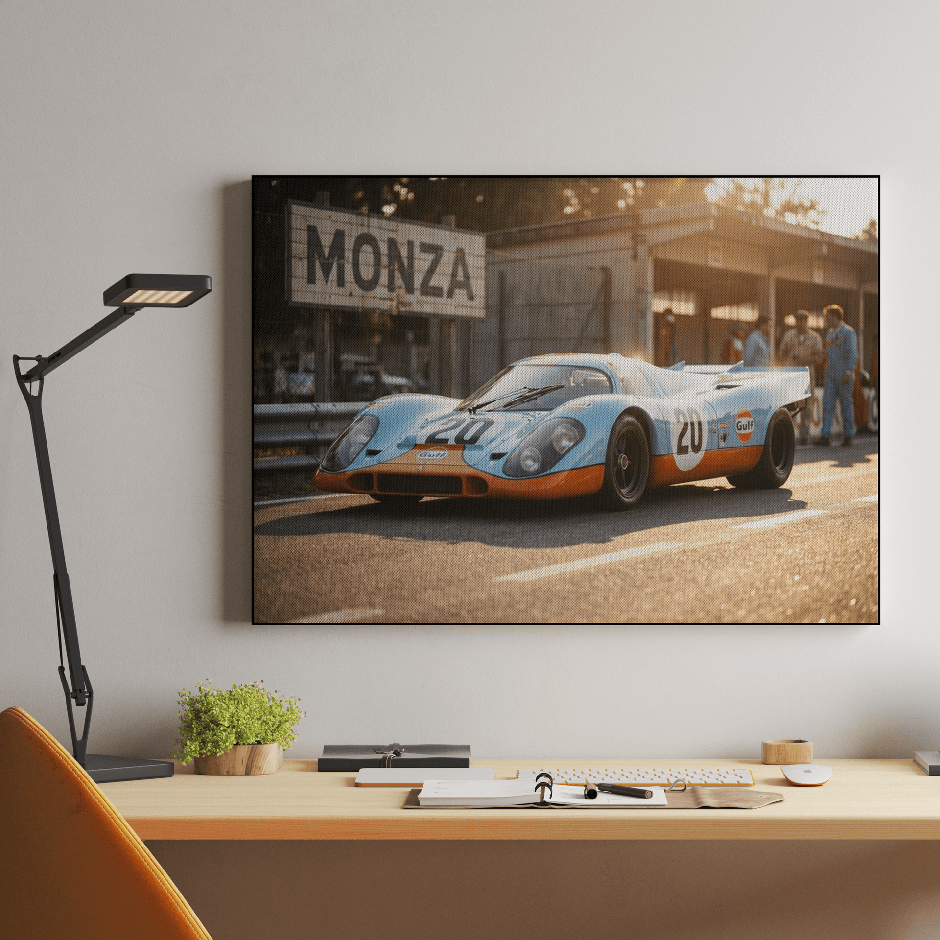 Porsche 917 Gulf Monza Golden Hour
