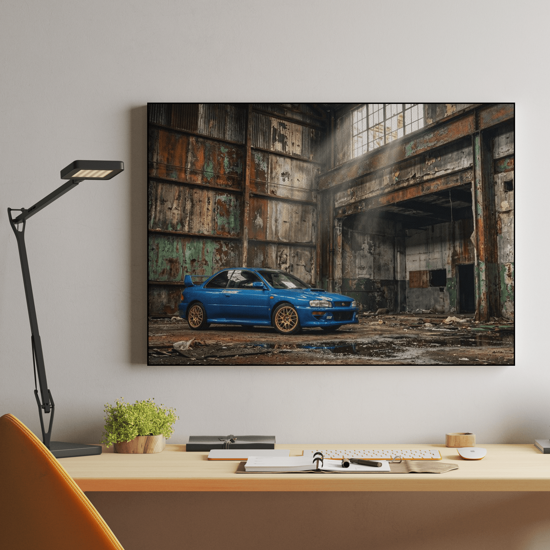 Industrial Legend - Subaru Impreza 22B STi in Abandoned Warehouse