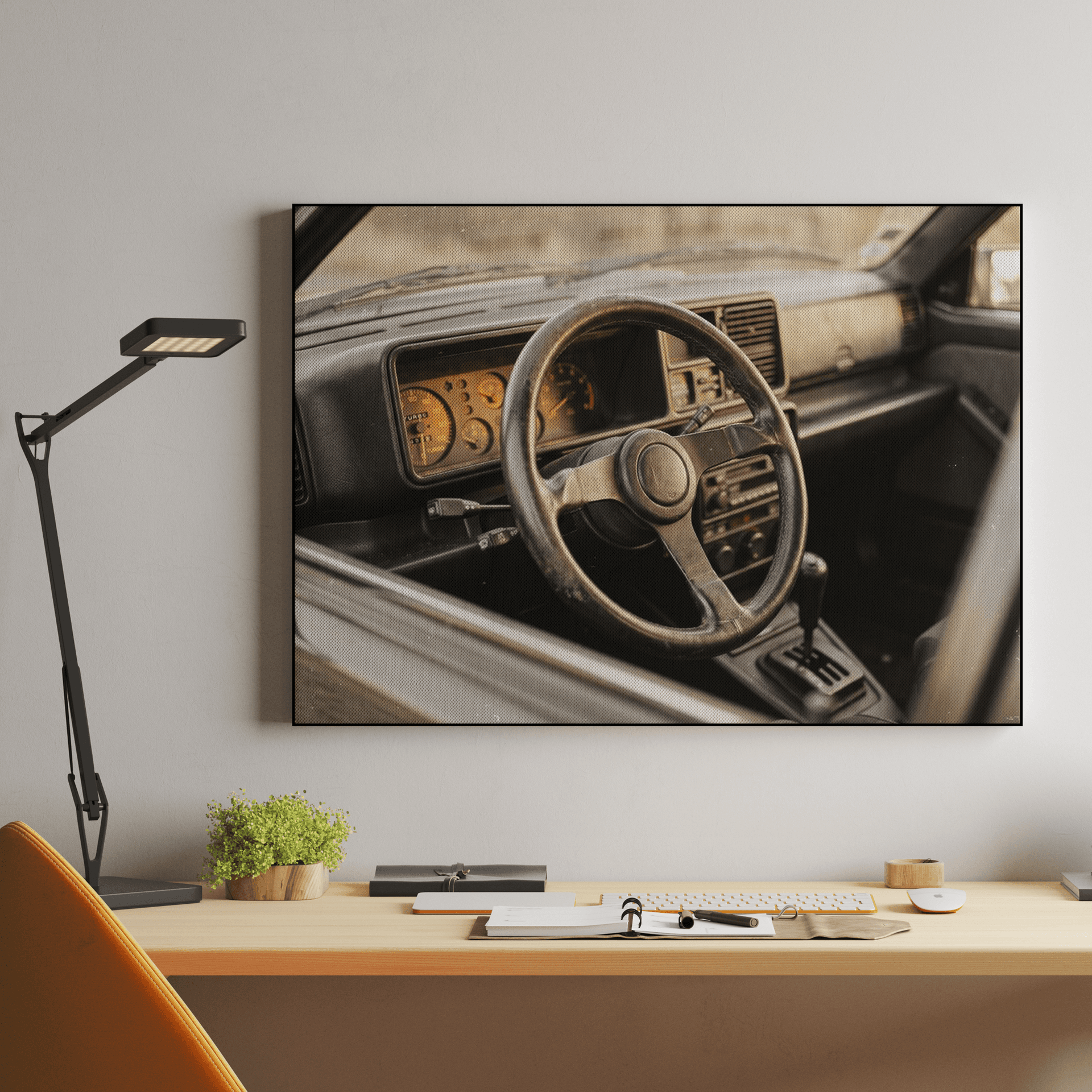 Lancia Delta Integrale Vintage Cockpit Photography