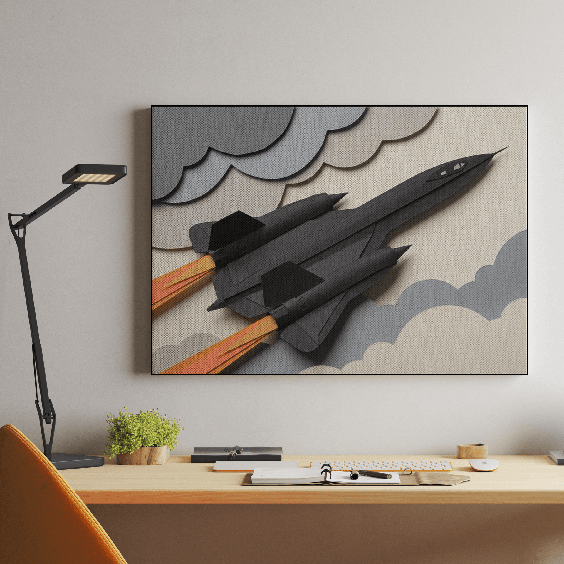 Papercraft SR-71 Blackbird