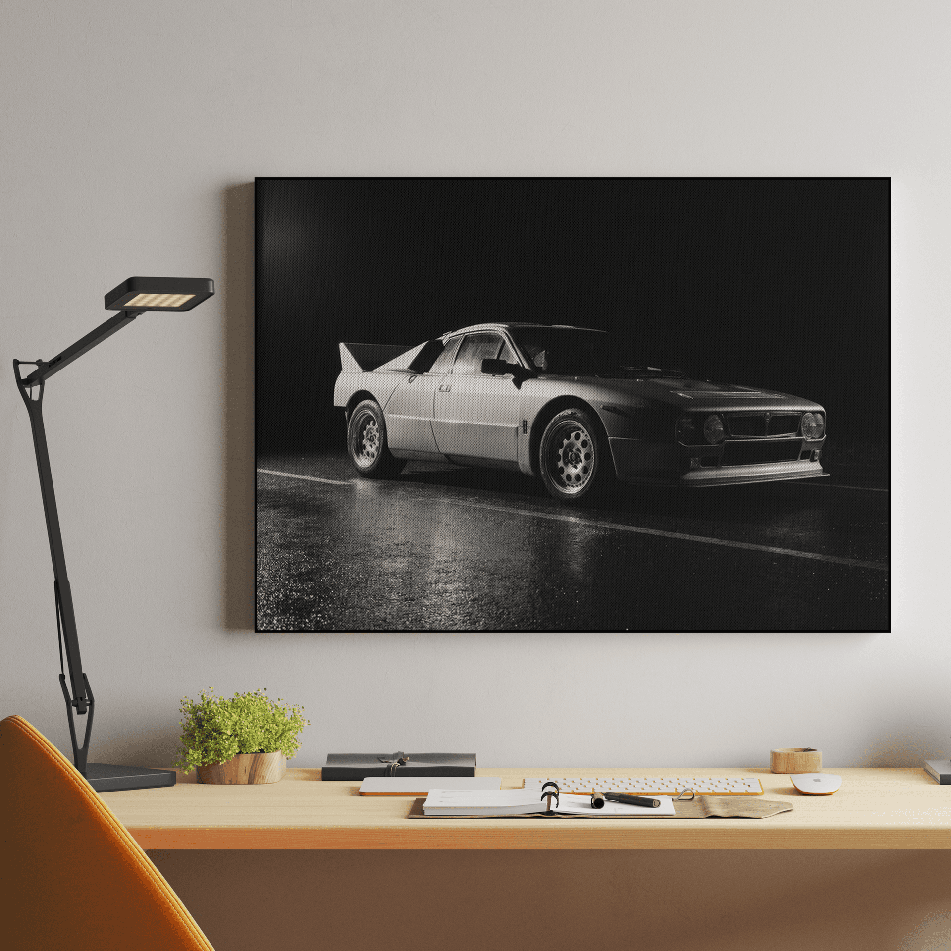 Lancia 037 Stradale Noir Night Portrait