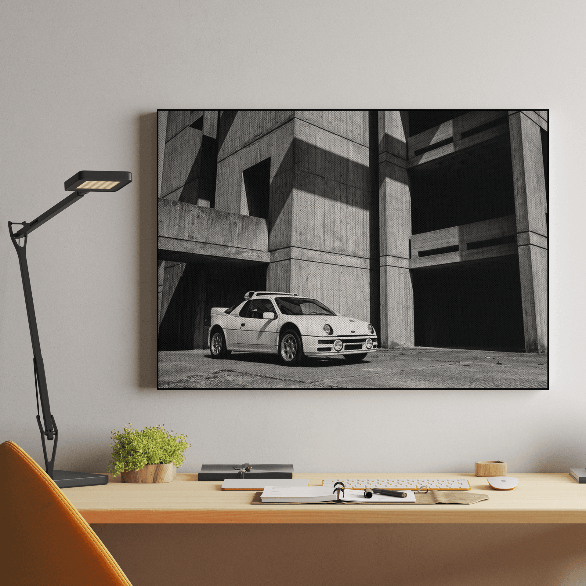 Stark Contrast: Ford RS200 and Brutalist Architecture