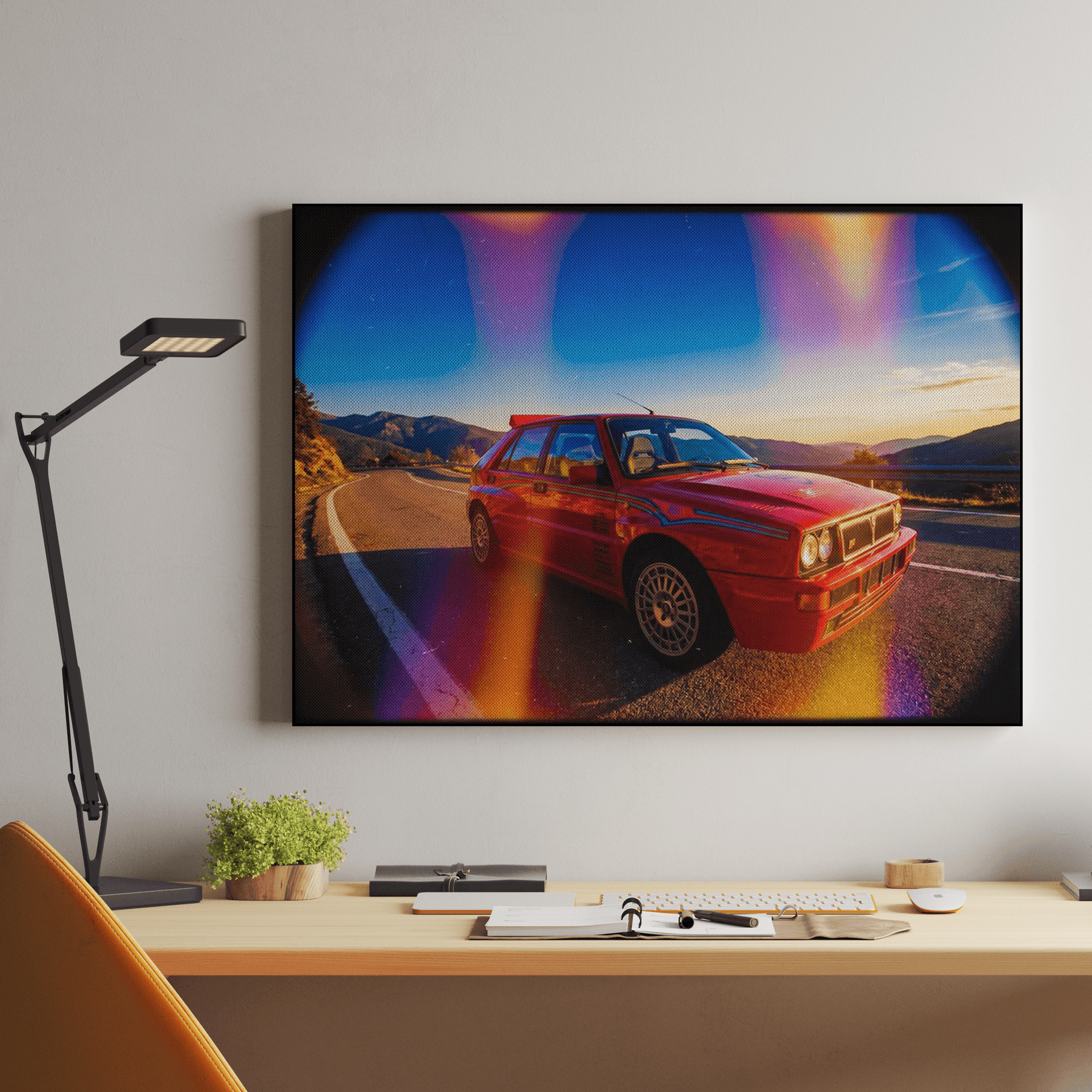 Lancia Delta Integrale Mountain Golden Hour