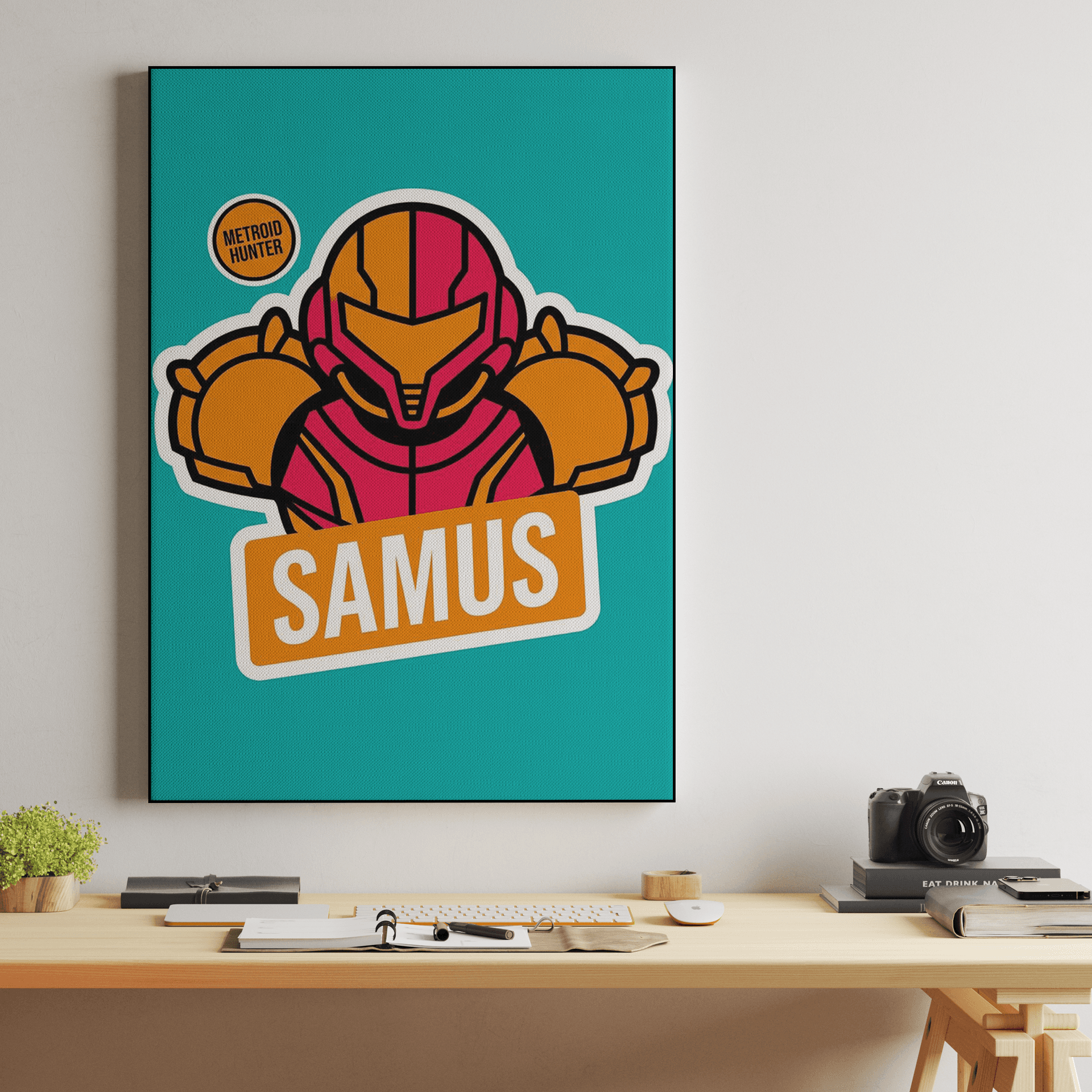 Samus Aran Varia Suit Sticker Art