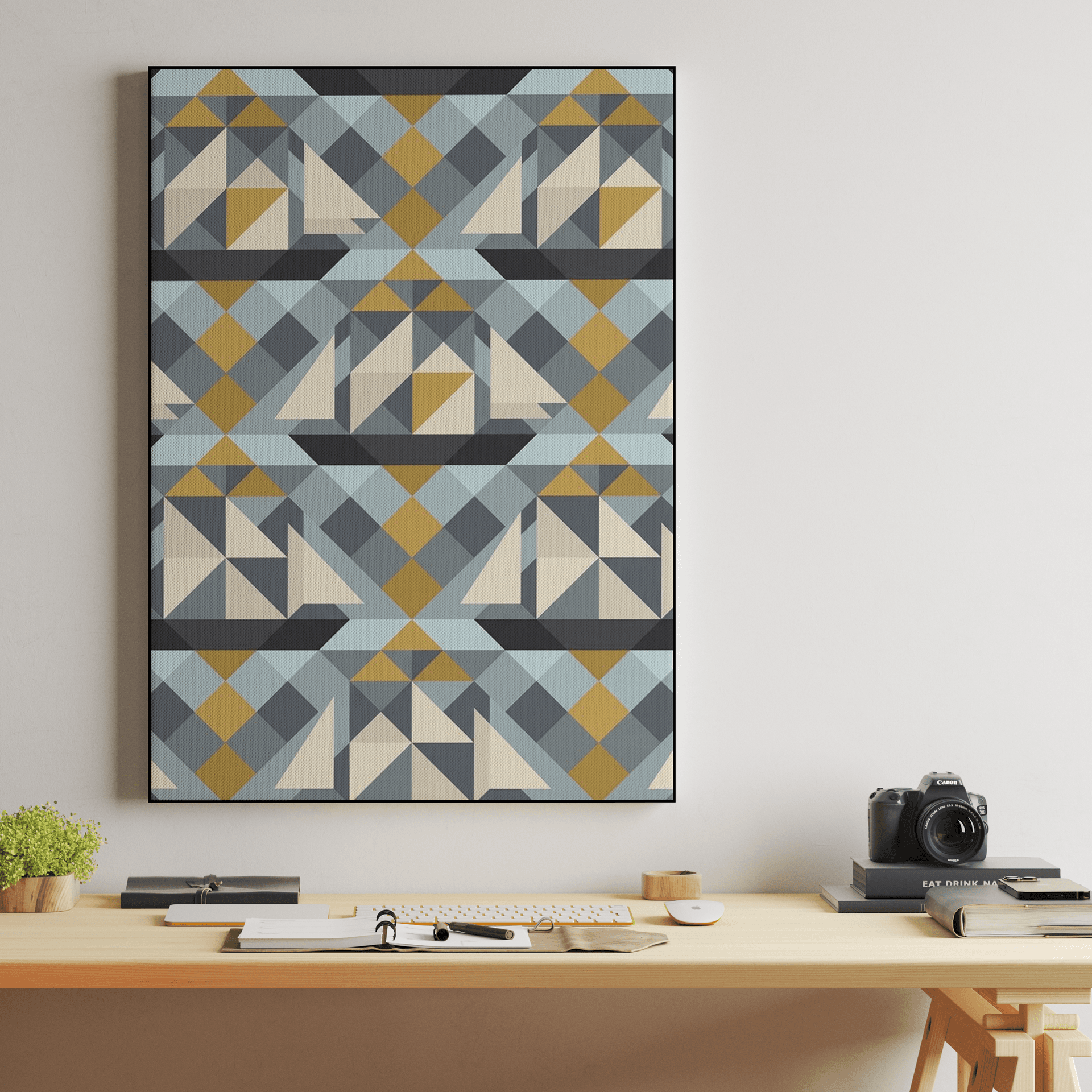 Geometric Polar Sails Pattern