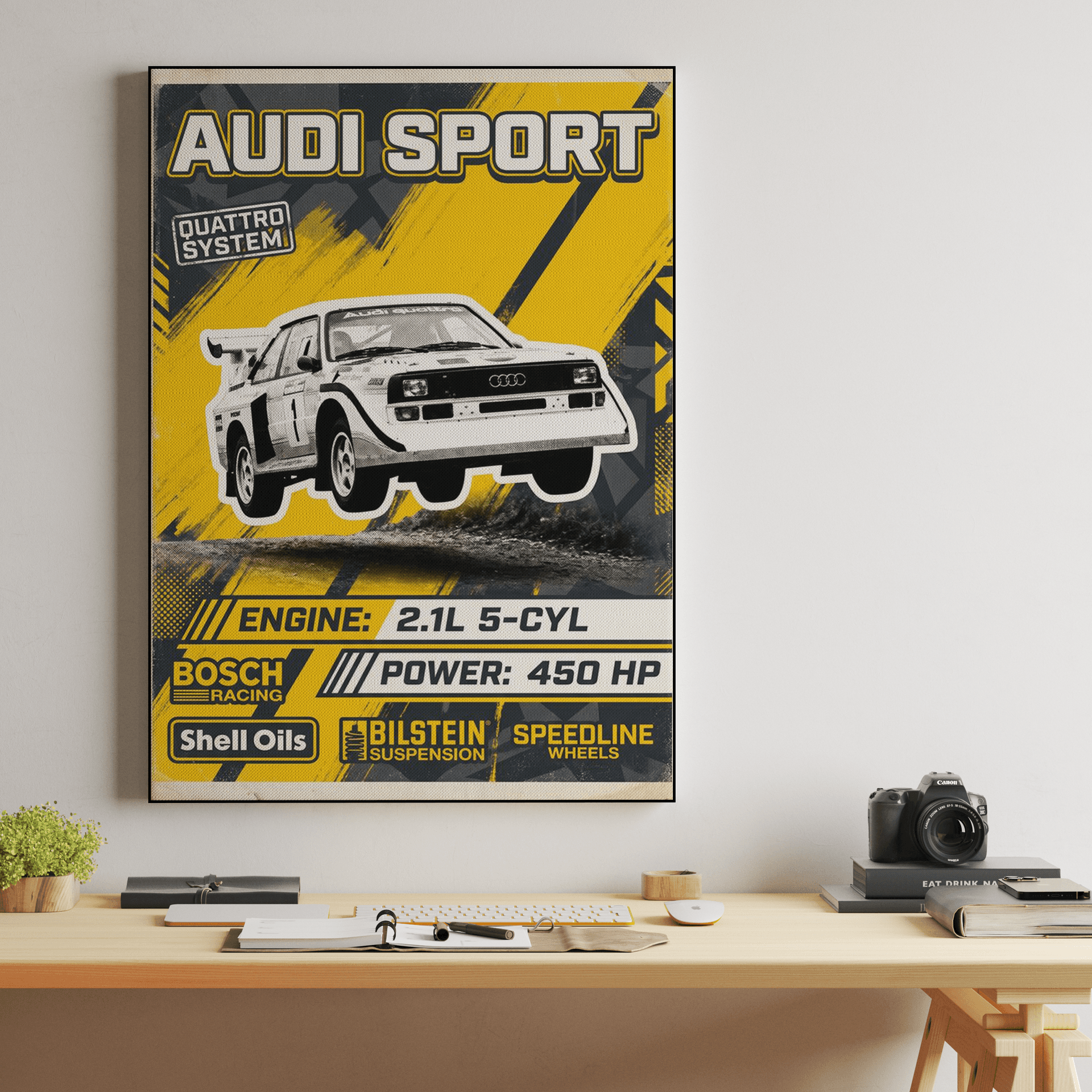 Audi Sport Quattro S1 Group B Spec Poster