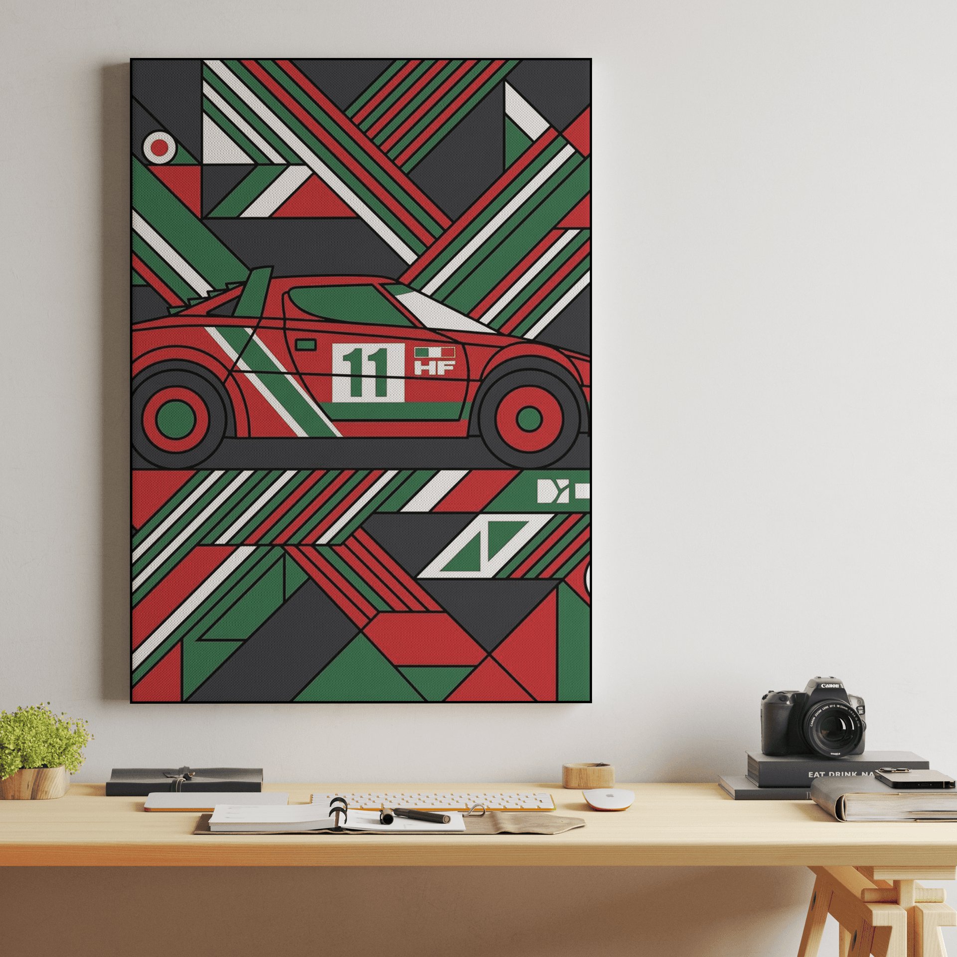 Geometric Stratos Rally Art