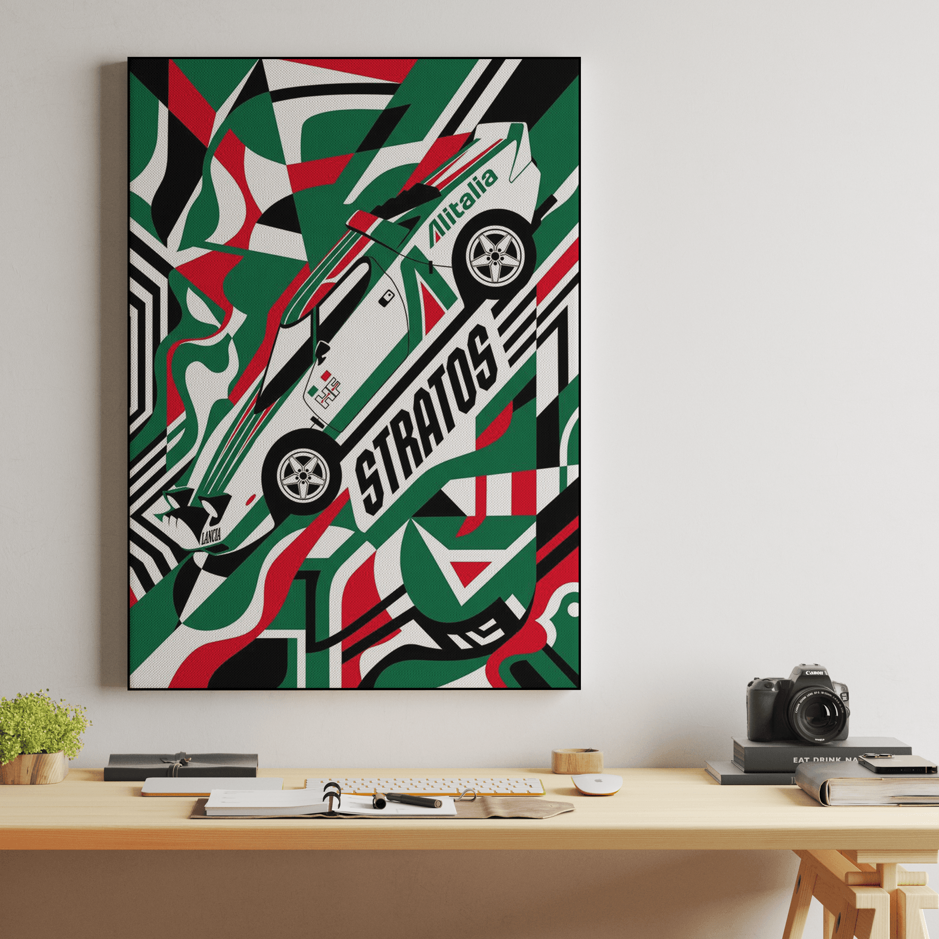 Lancia Stratos Alitalia Memphis Design