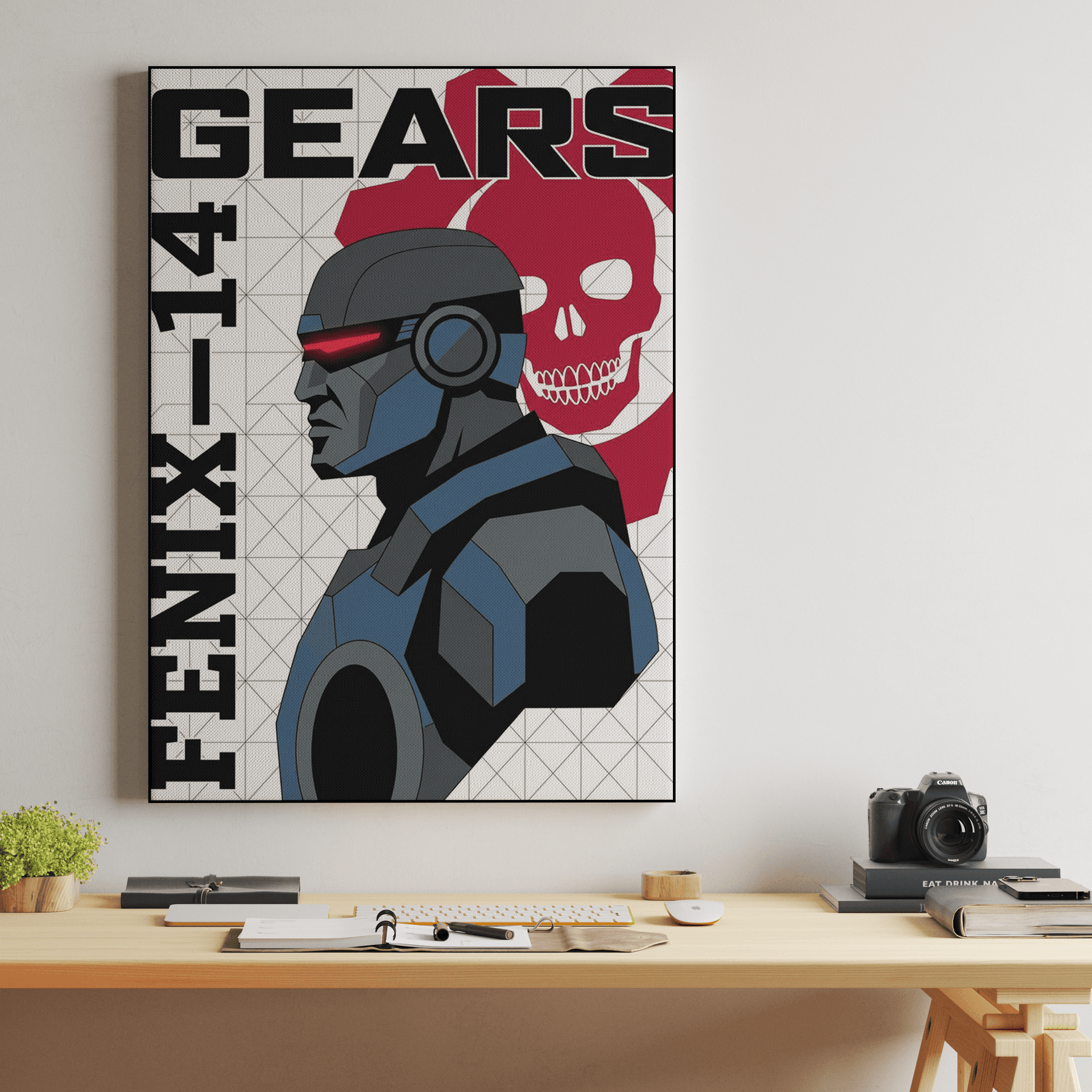 Gears of War Fenix Blueprint Poster