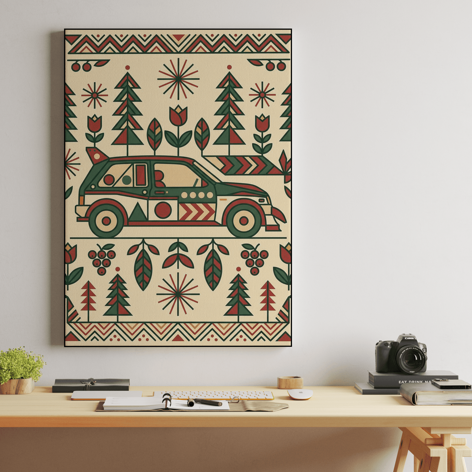 MG Metro 6R4 Holiday Folk Art