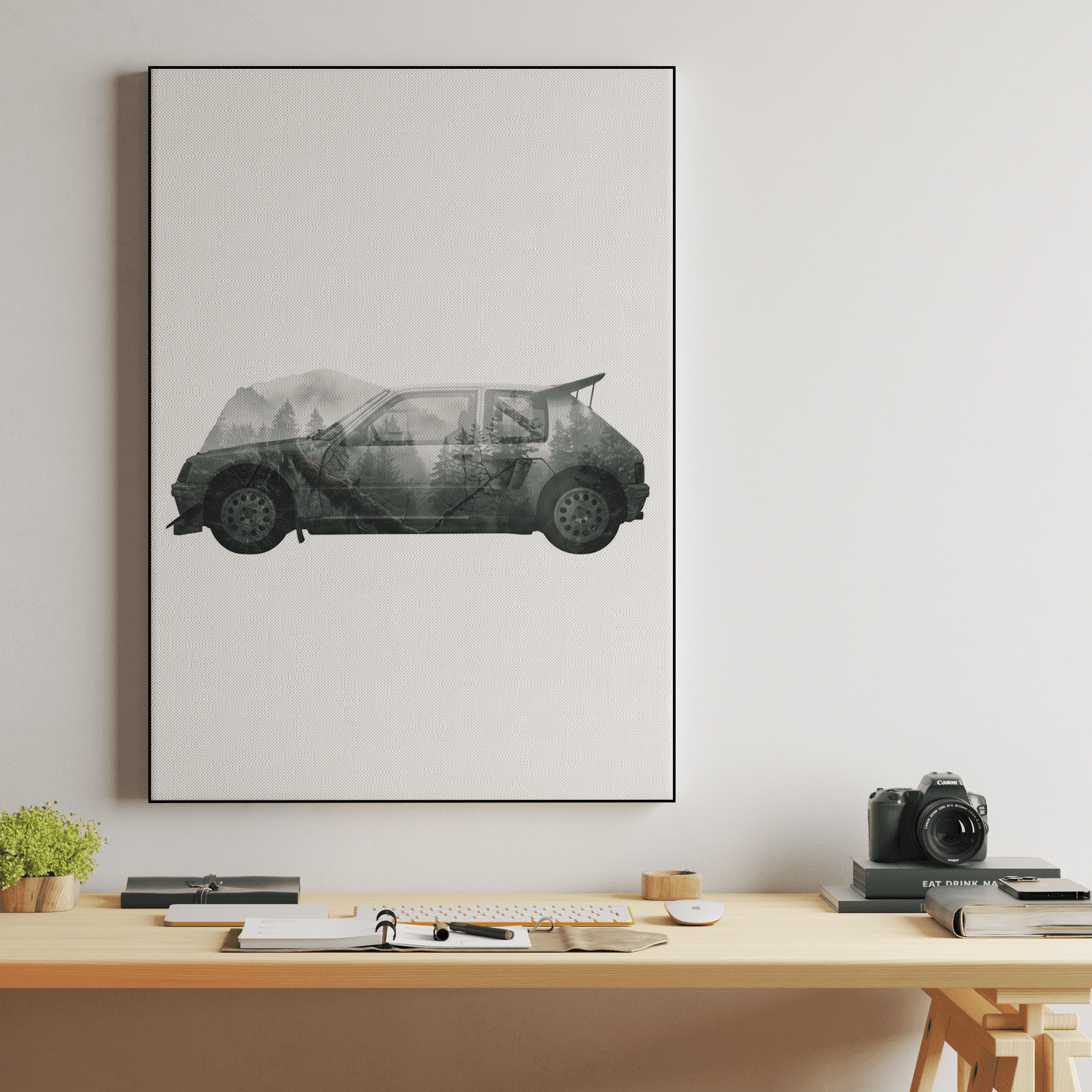 Peugeot 205 T16: Forest Double Exposure
