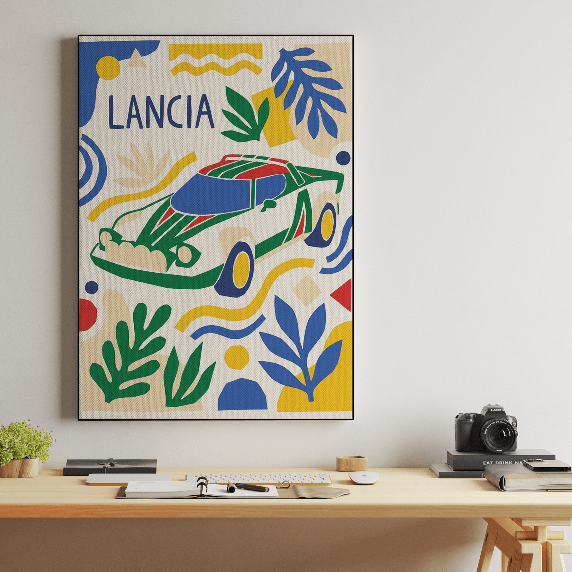 Lancia Stratos Alitalia Matisse Style Cutout
