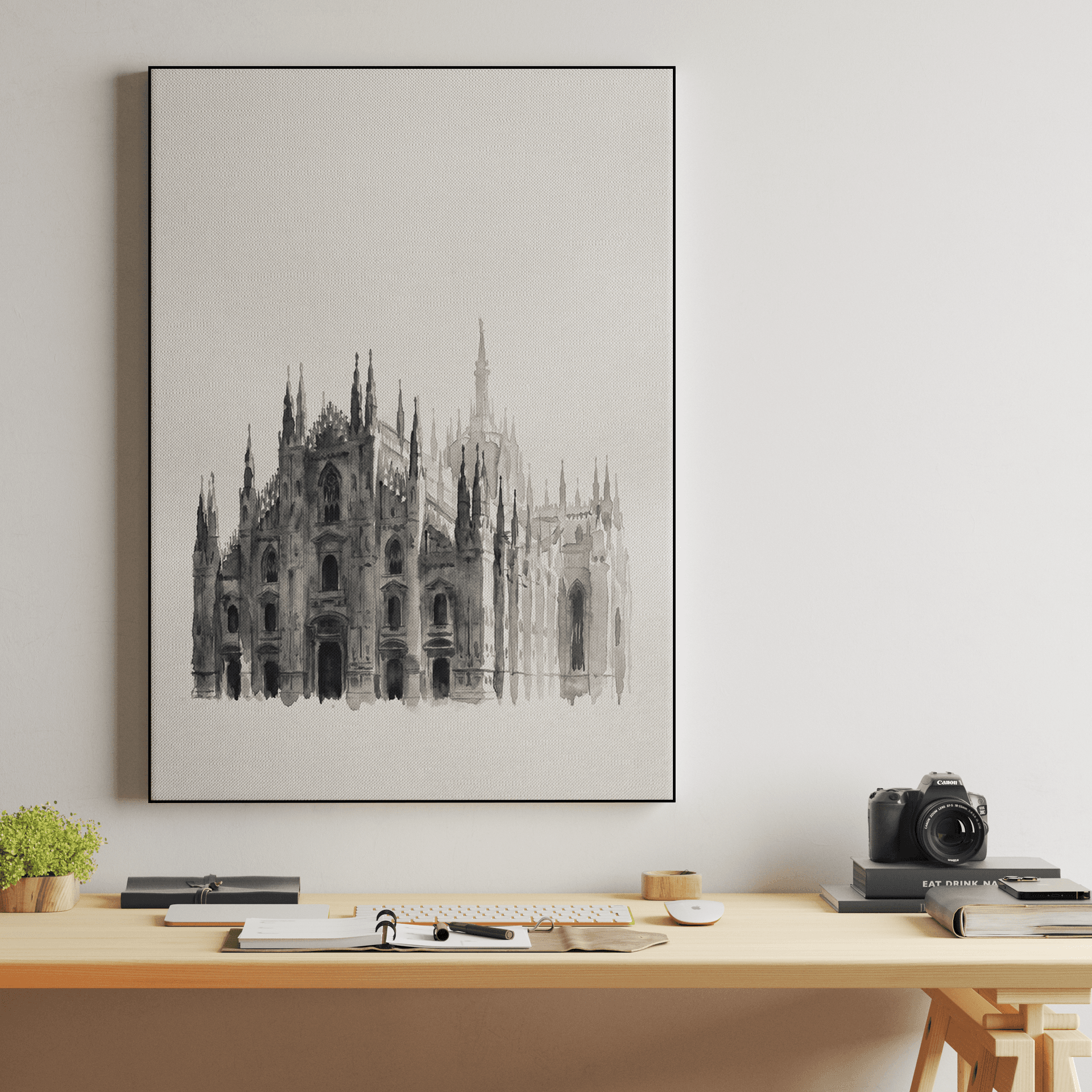 Duomo di Milano Watercolor Study