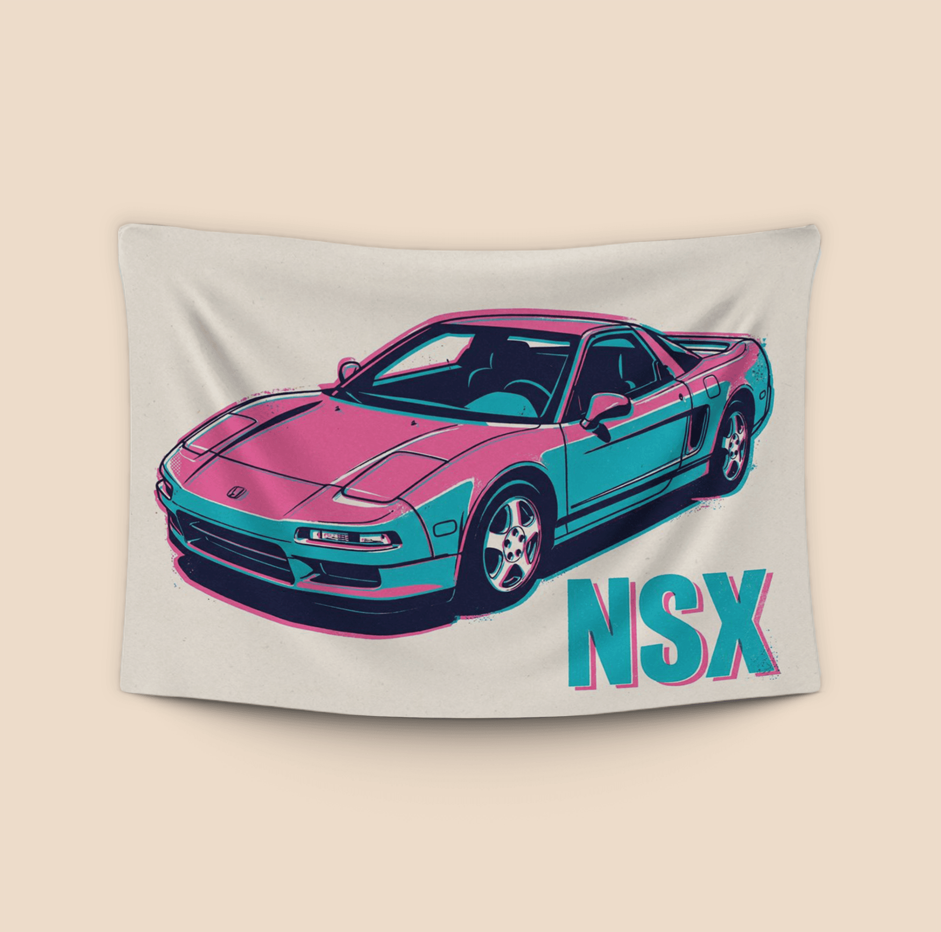 Duotone Honda NSX Pop Art