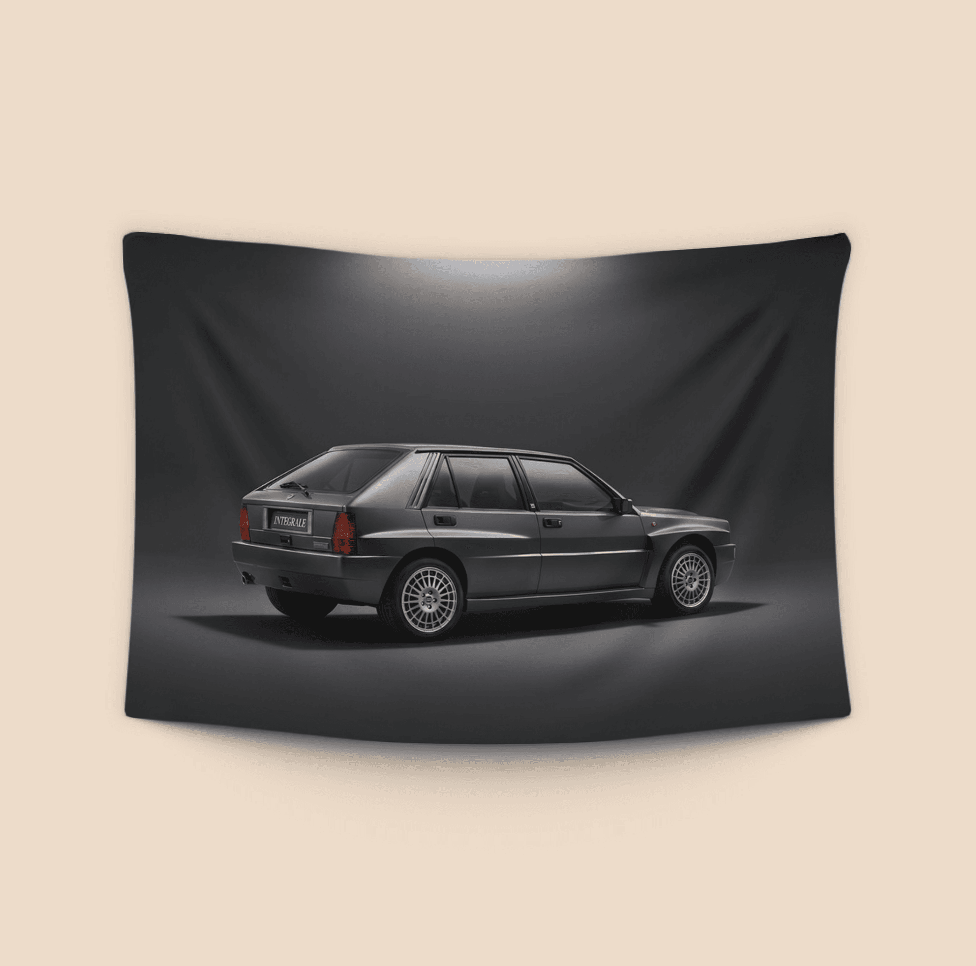 Lancia Delta Integrale Gunmetal Grey Studio Portrait