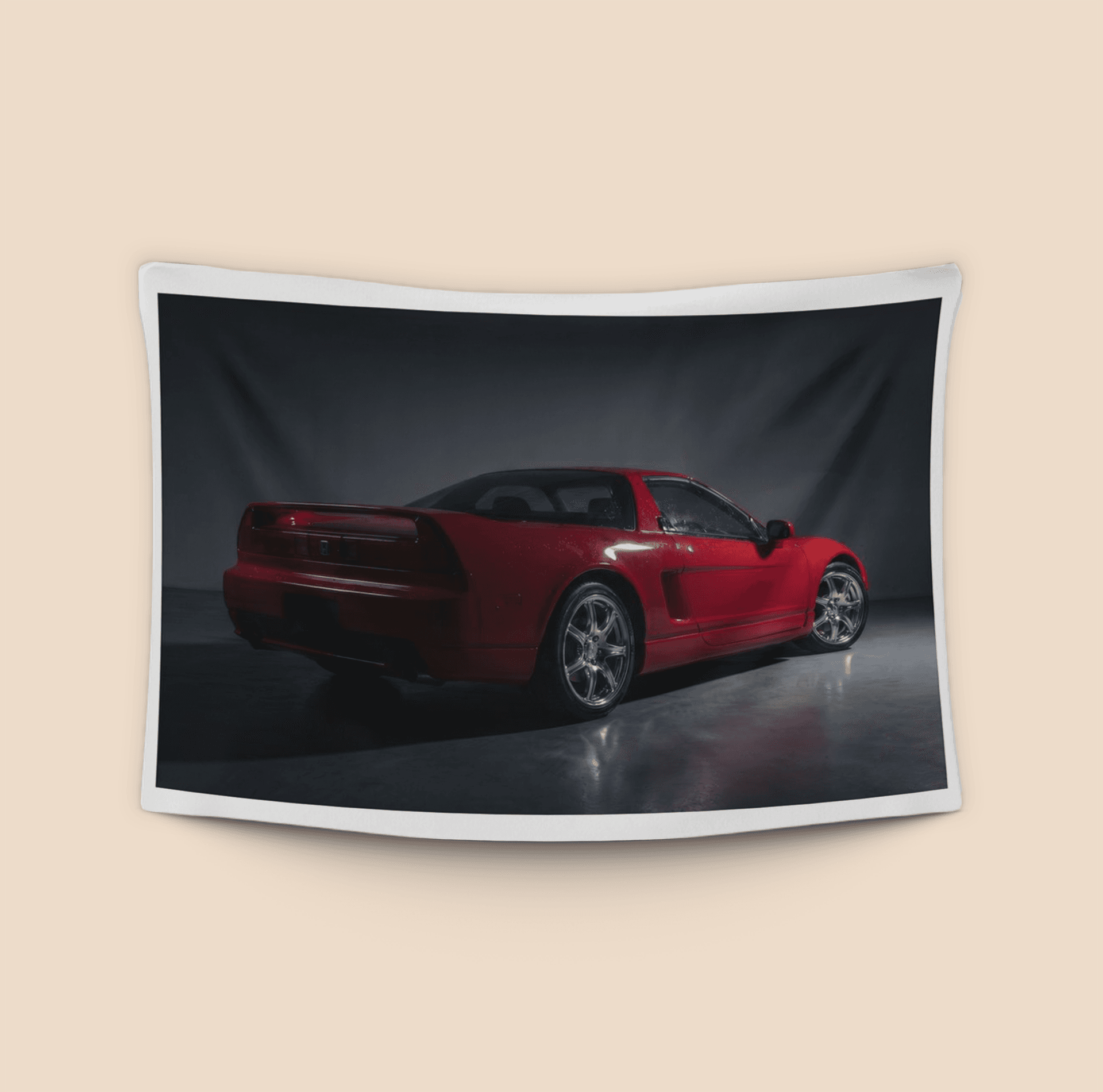Red Honda NSX Studio Portrait