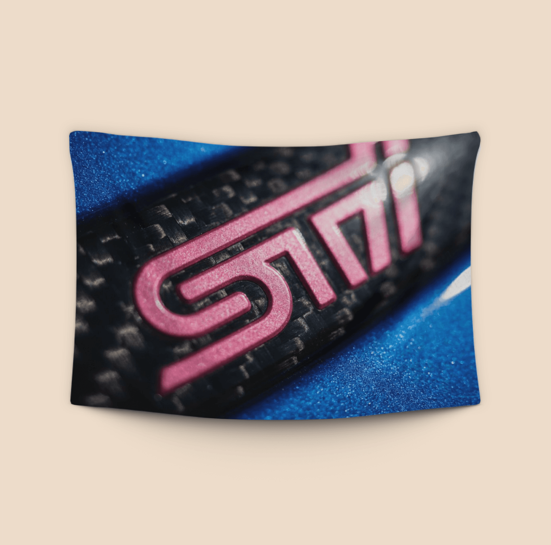 Subaru STi Carbon Fiber Emblem Macro