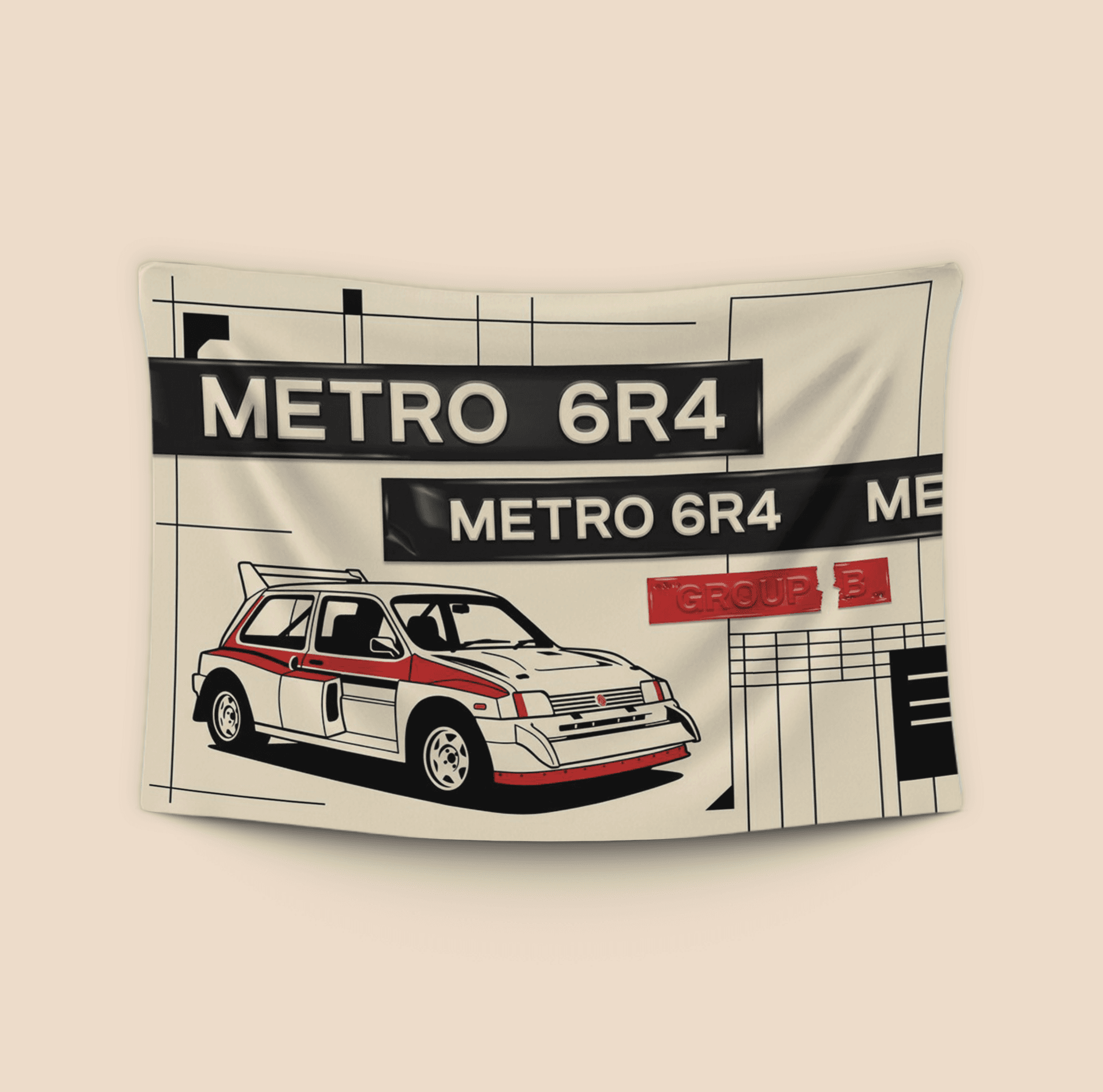 MG Metro 6R4 Group B Graphic Art