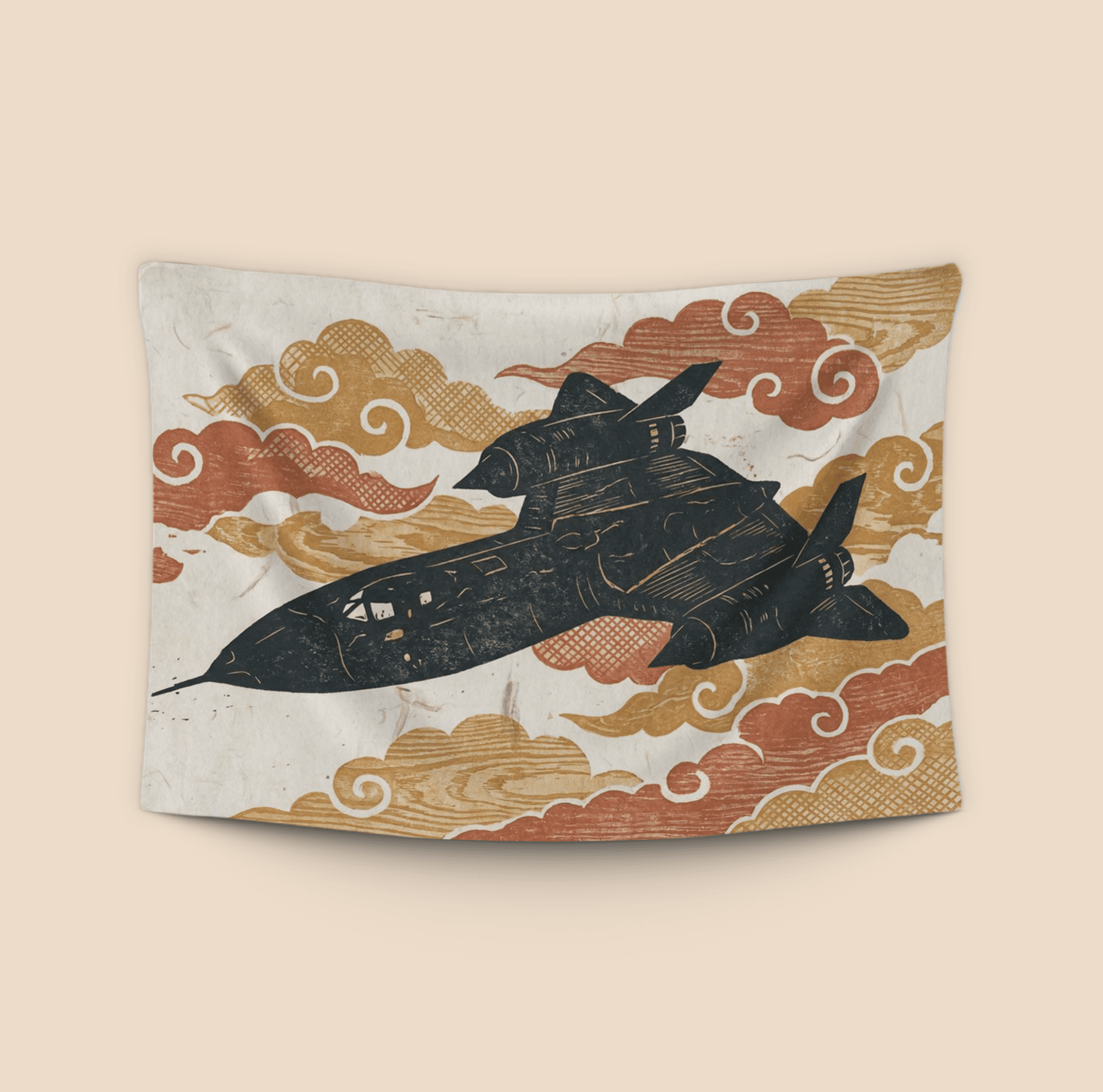 Ukiyo-e SR-71 Blackbird
