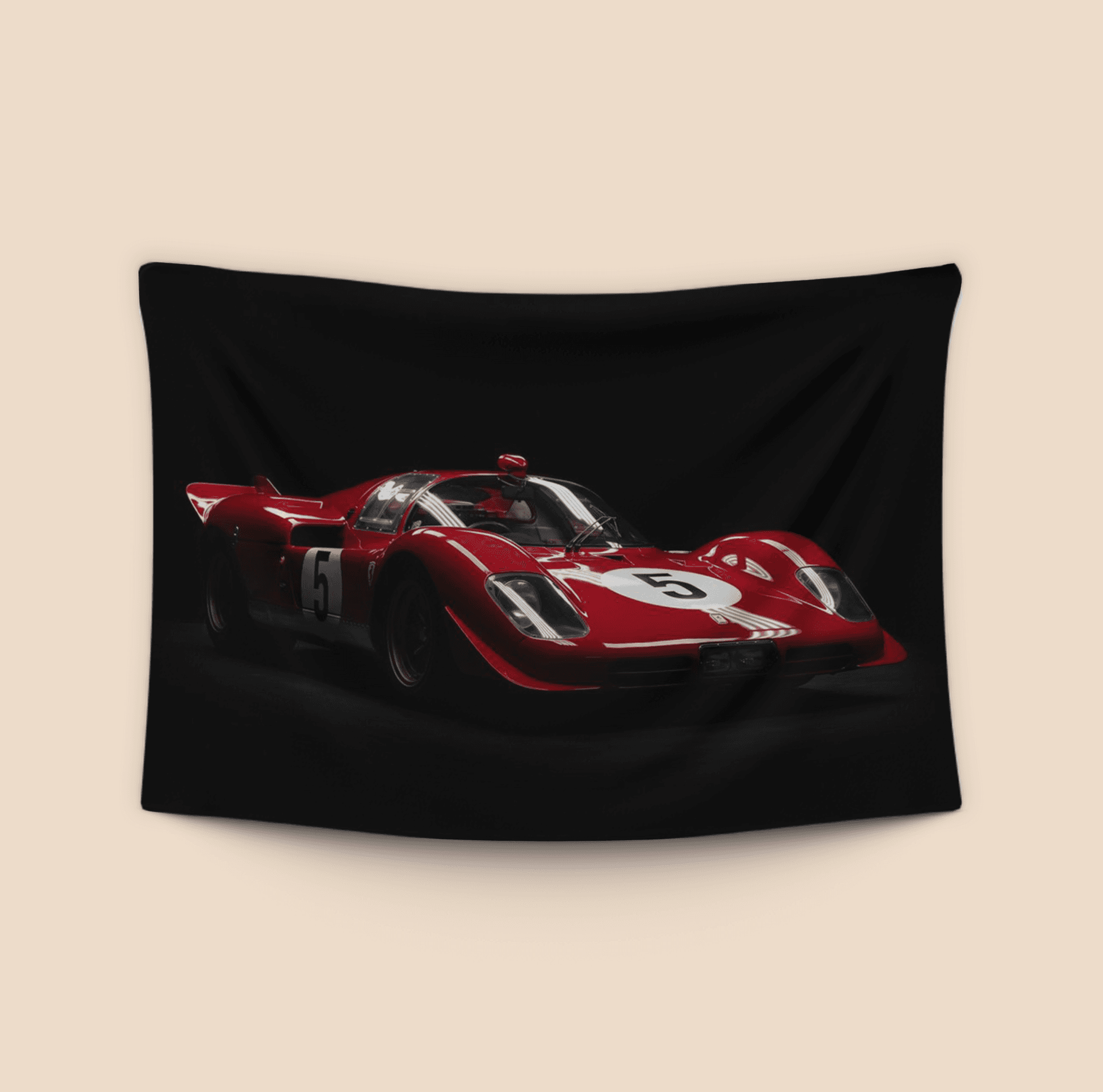 Ferrari 512S Rosso Corsa Dark Studio Shot