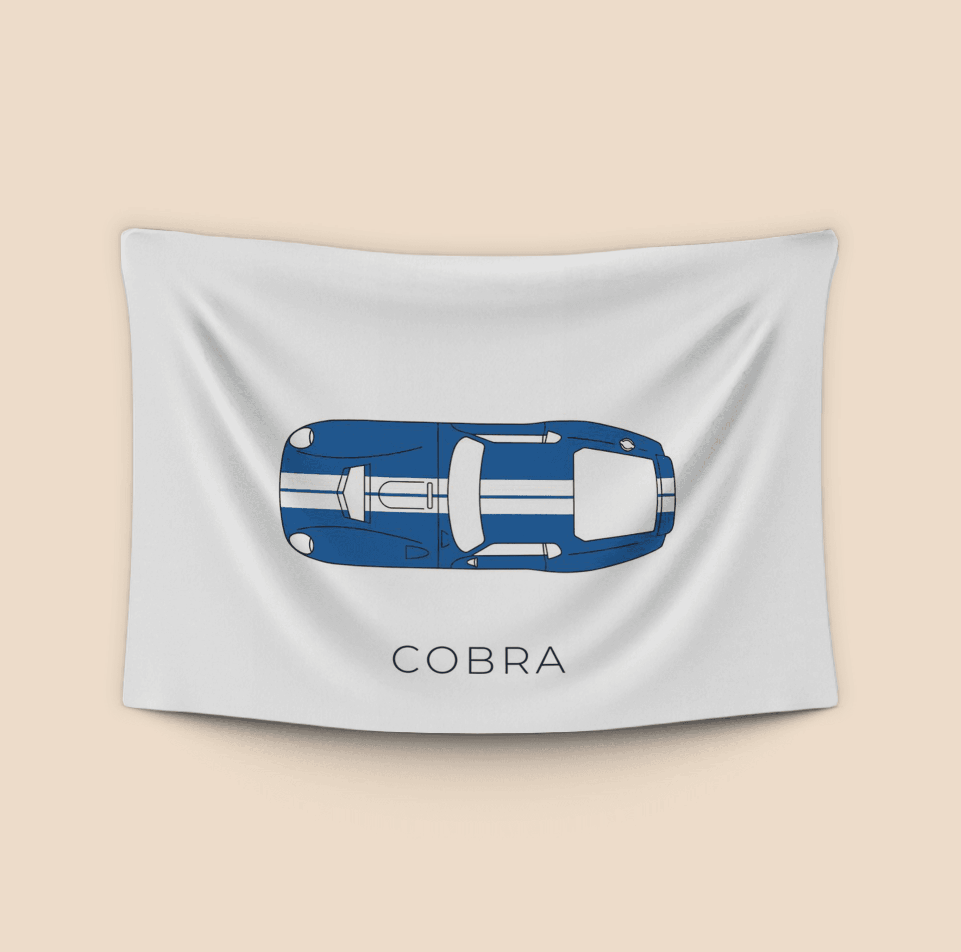 Shelby Cobra Daytona Coupe Minimalist Line Art