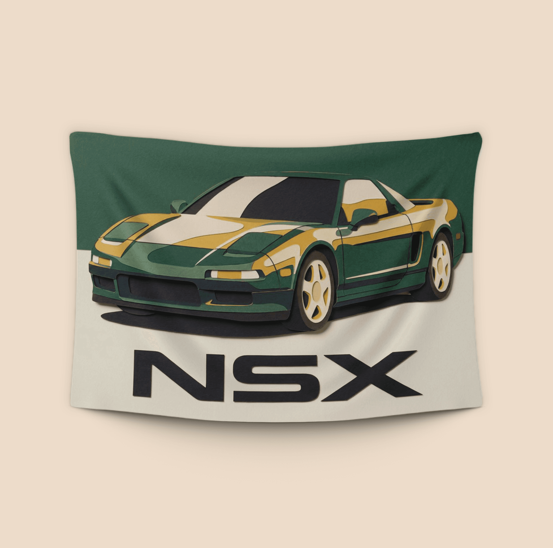Paper Cutout NSX Graphic