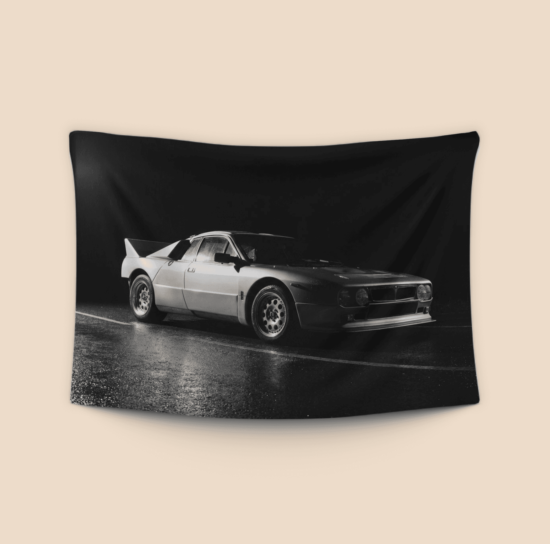 Lancia 037 Stradale Noir Night Portrait
