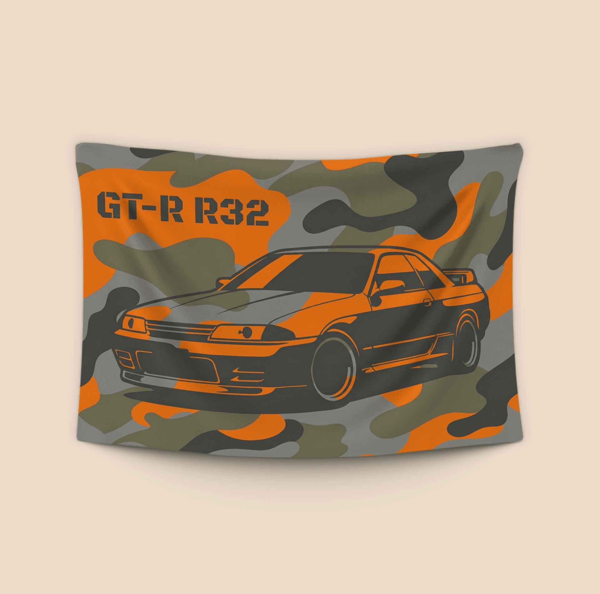 Orange Camo Skyline R32