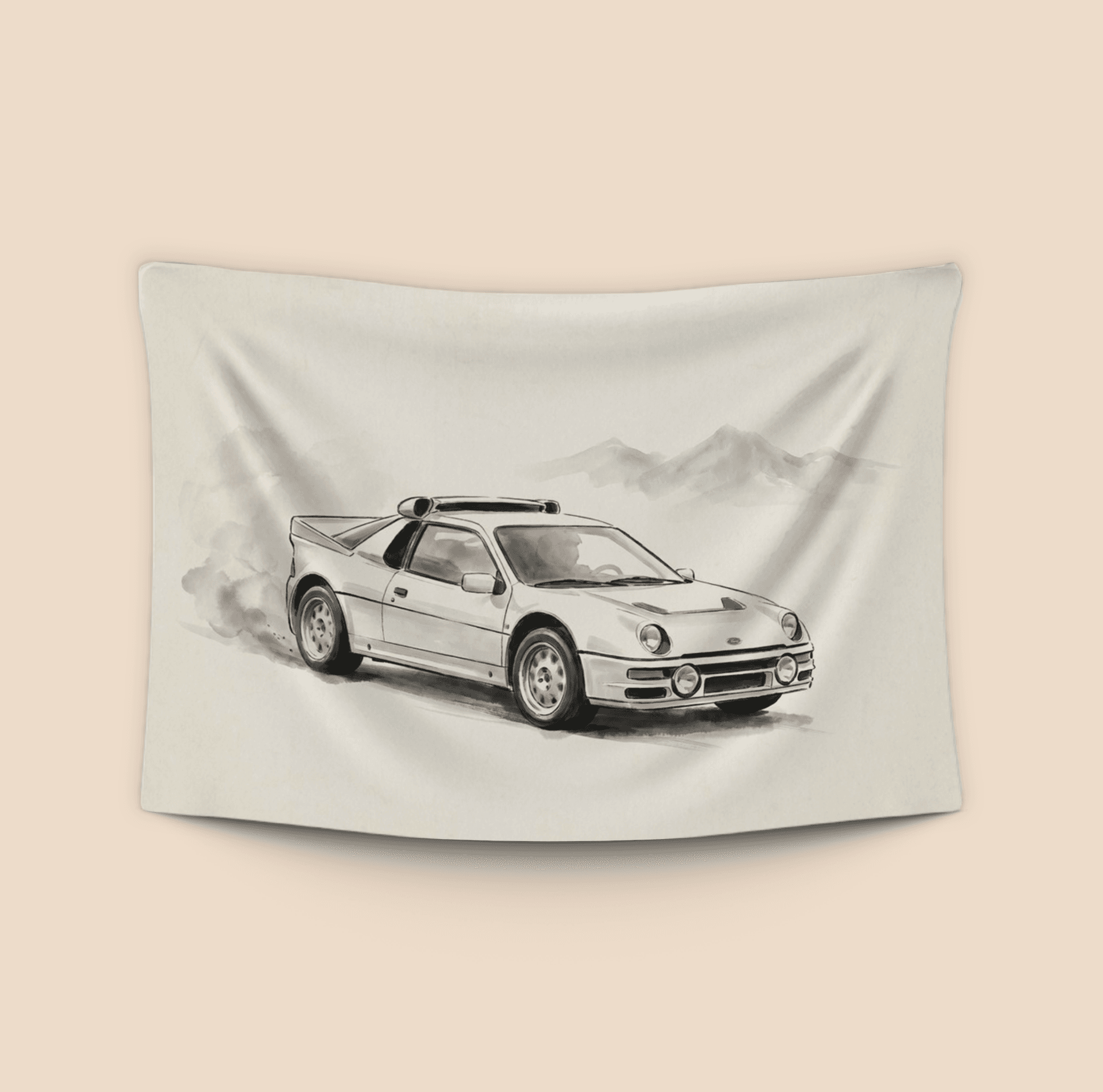 Ford RS200 Sumi-e Ink Wash