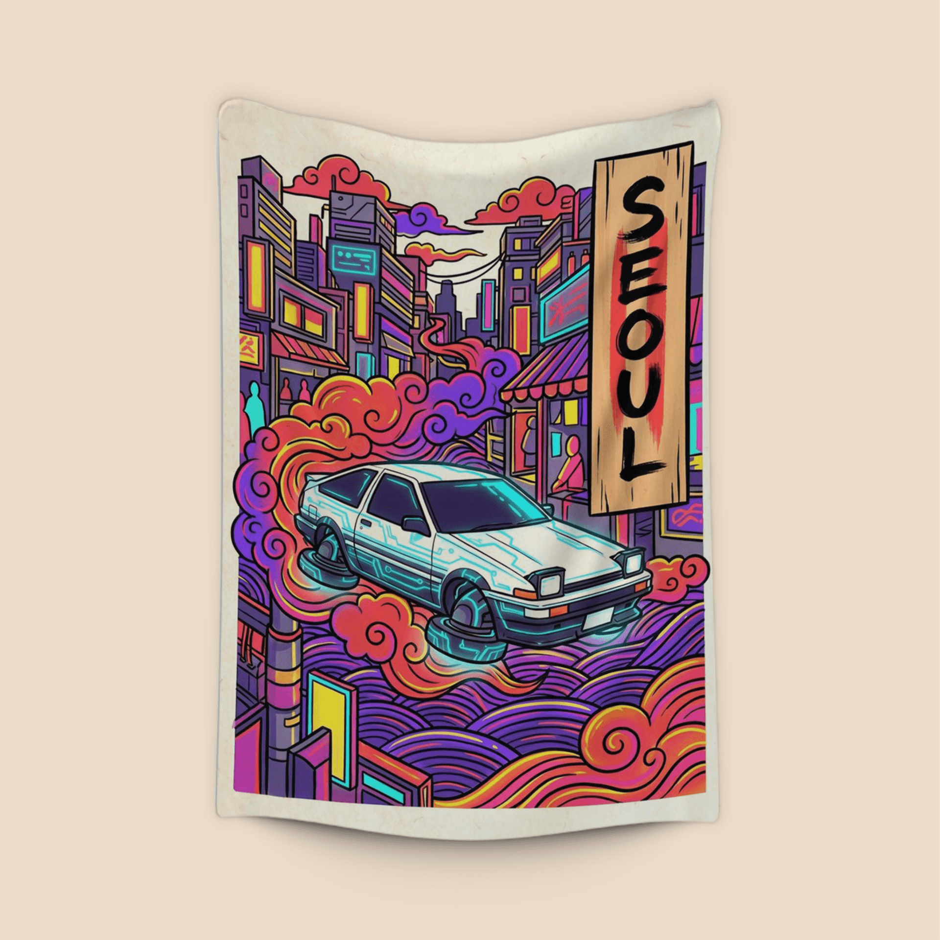 Neon Seoul: Hover AE86 Legend