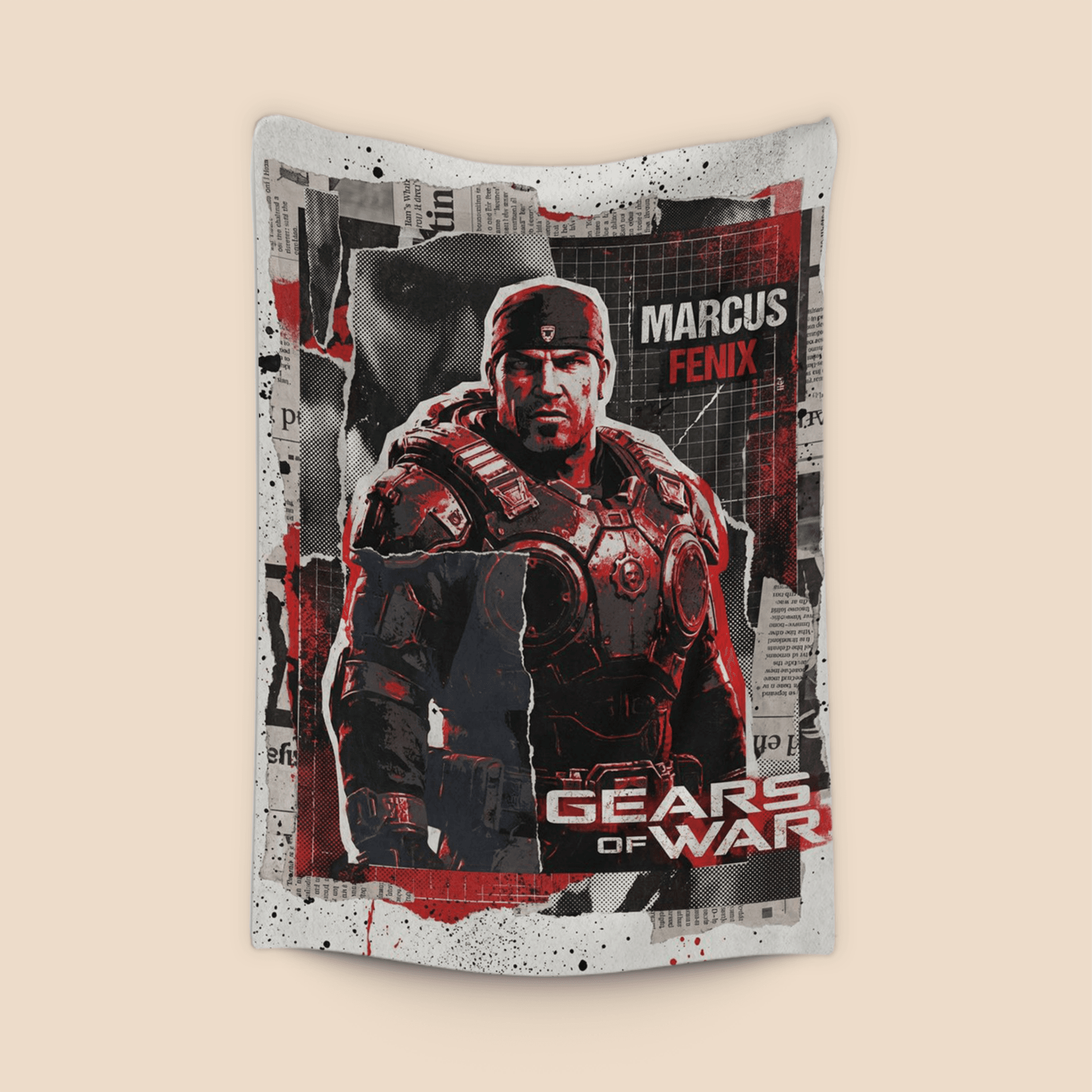 Marcus Fenix Tactical Zine Collage