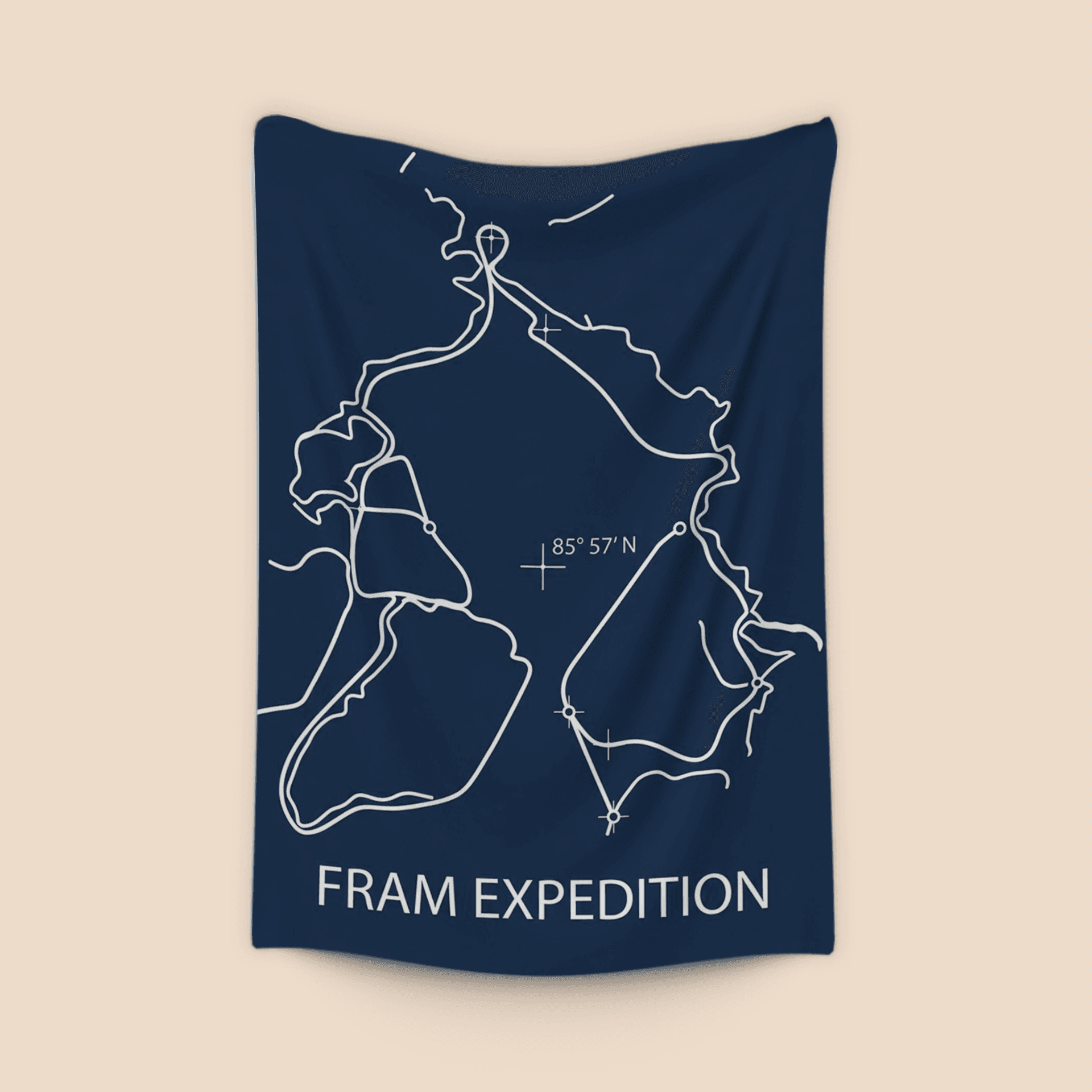 Fram Expedition Arctic Coordinates