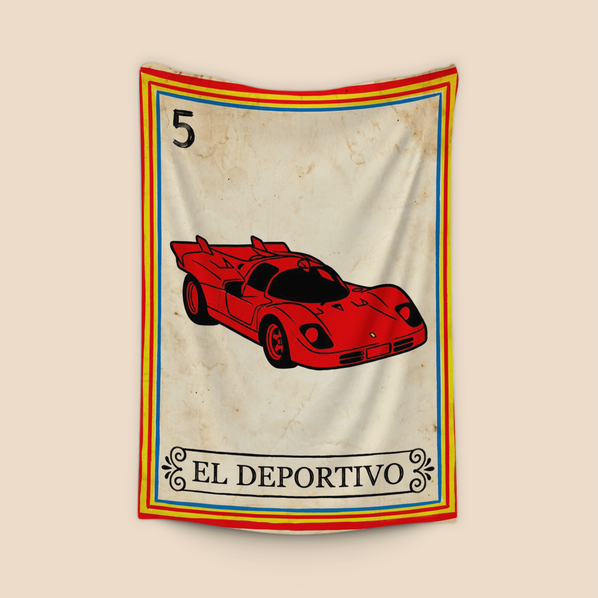 Ferrari 512S El Deportivo Loteria Card