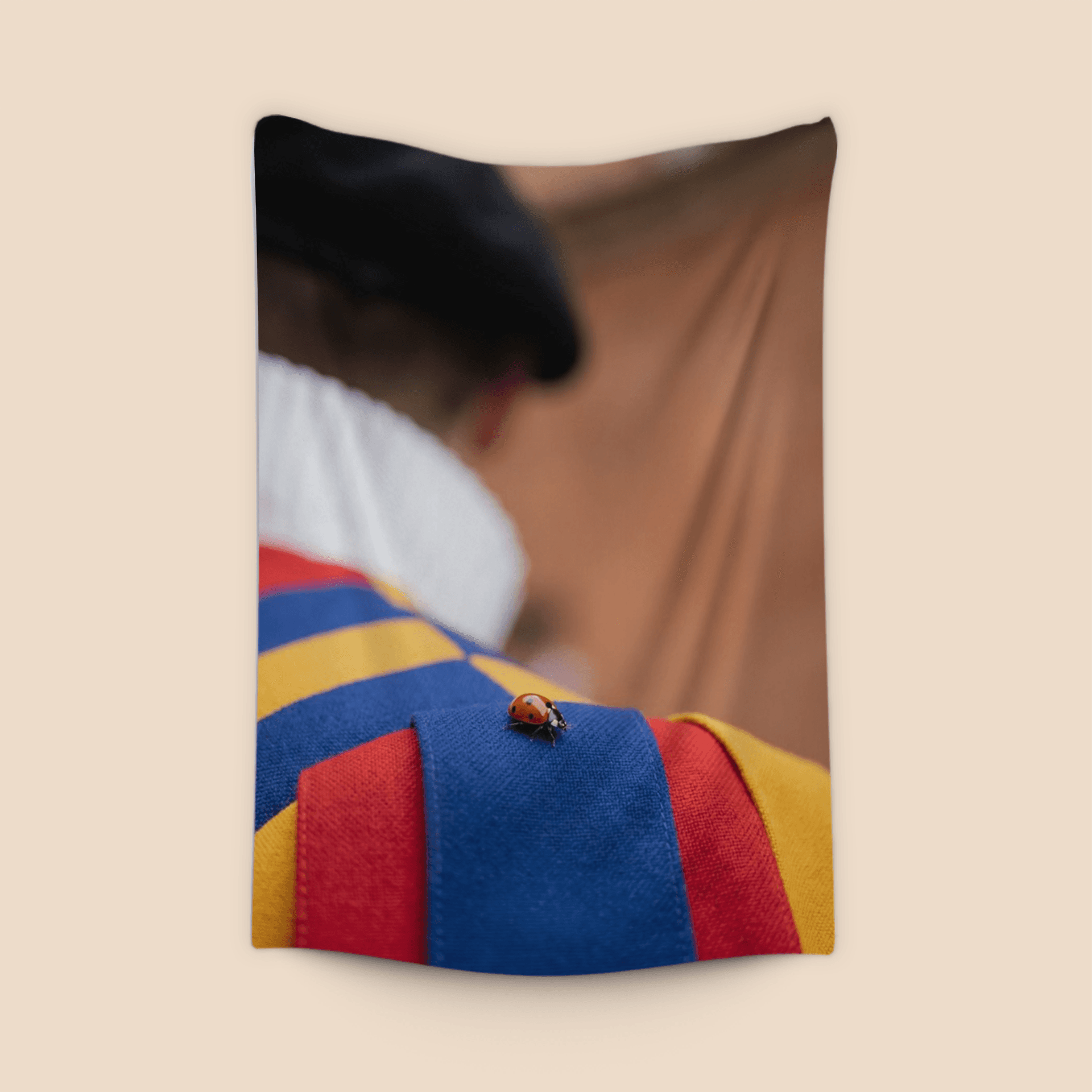 The Guard's Ladybug: Close-up of Swiss Guard Uniform