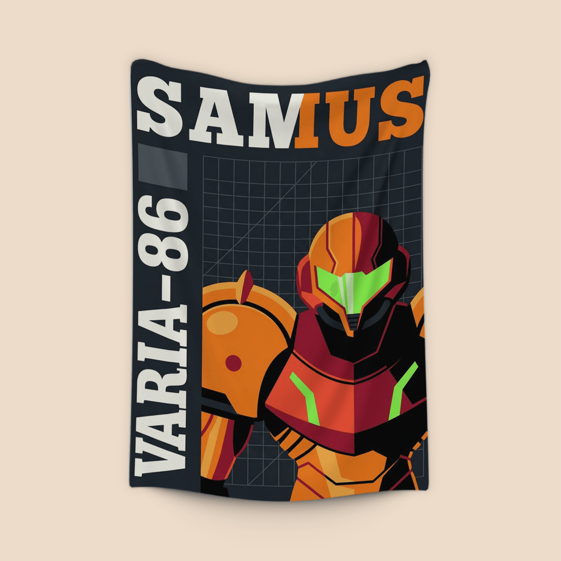 Samus Aran Varia-86 Technical Poster