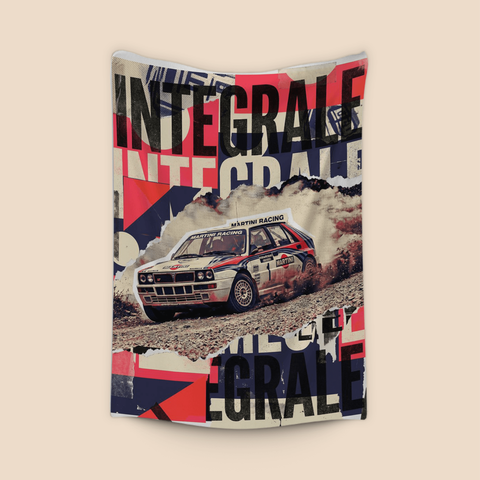 Lancia Delta Integrale Martini Racing Collage