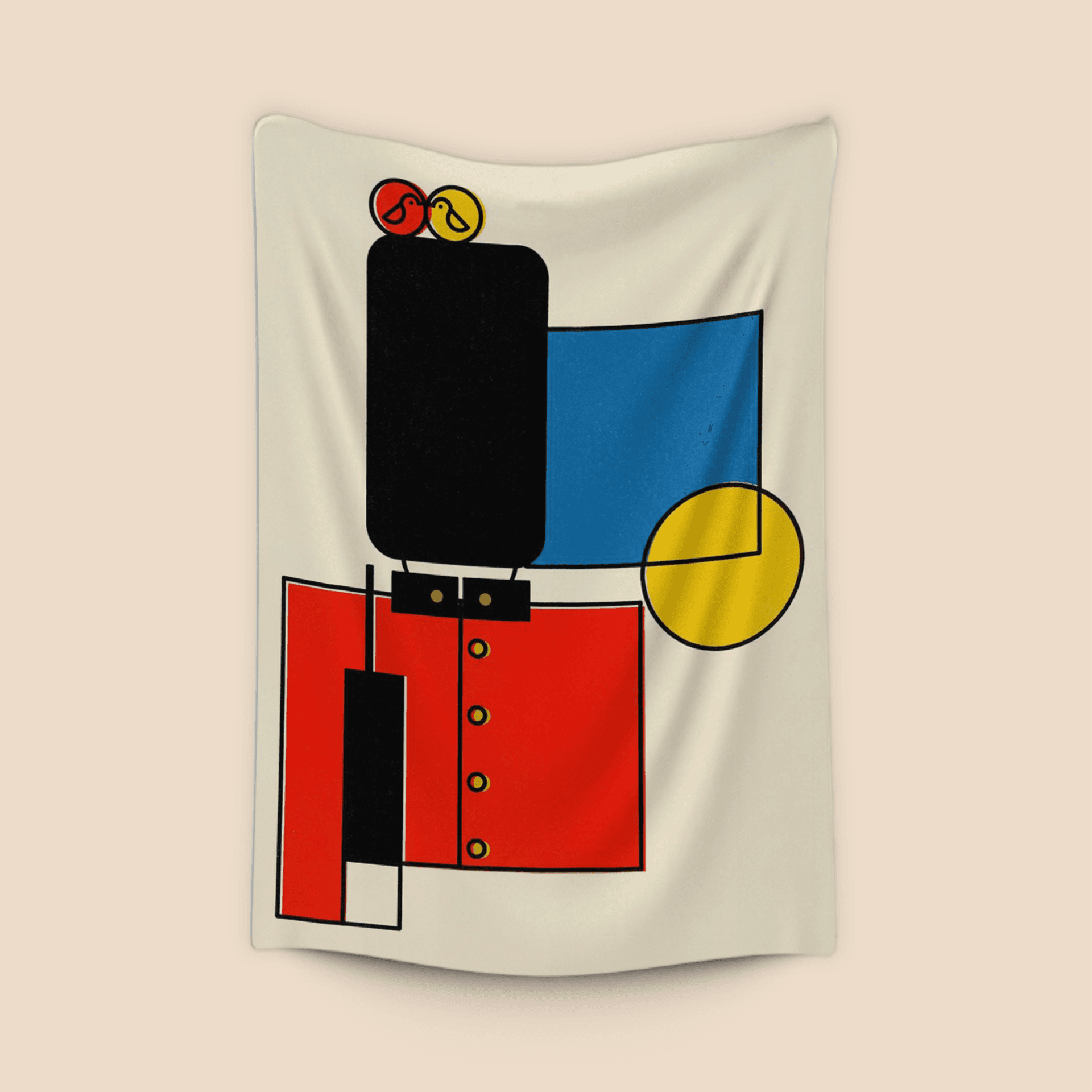 De Stijl Royal Guard: Minimalist London Art