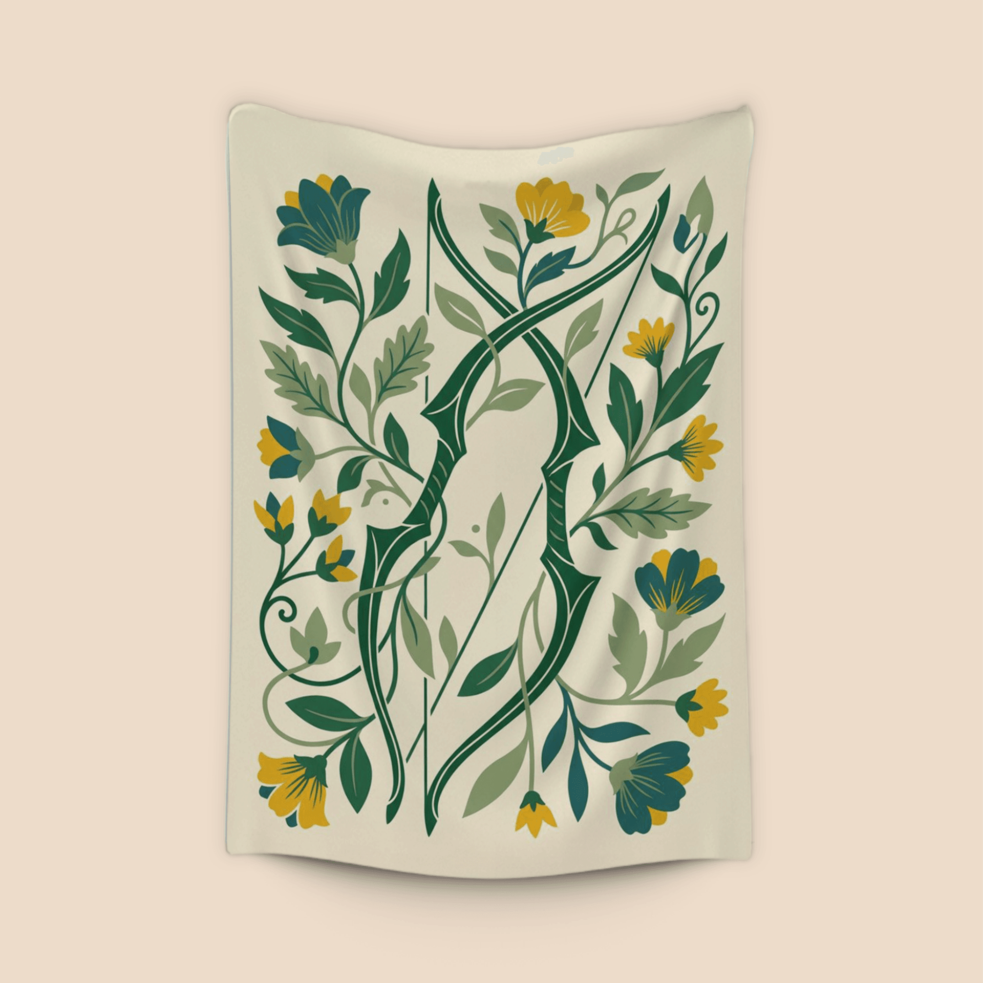 The Archer's Botanical Tapestry