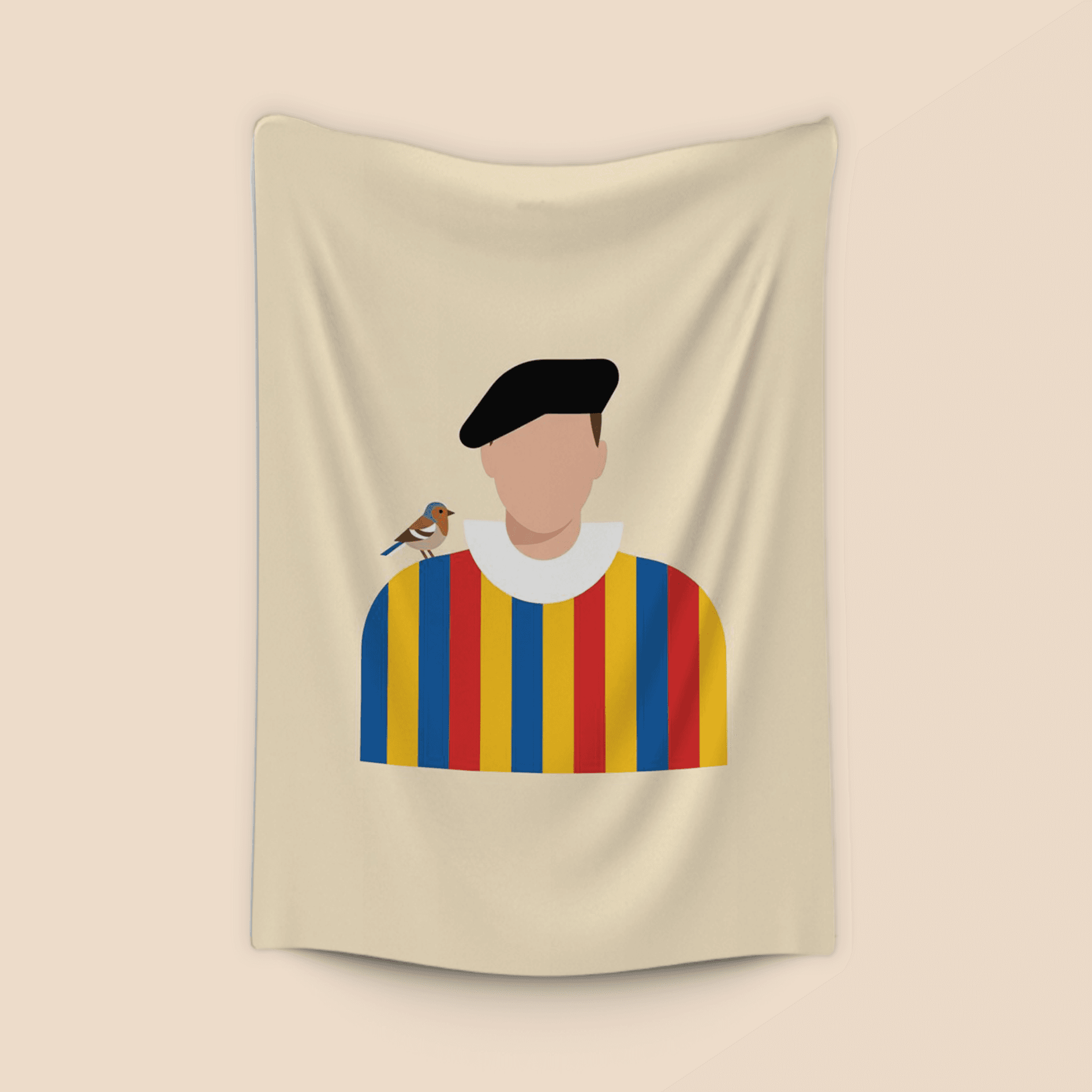 The Guard's Friend: Minimalist Swiss Guard Art