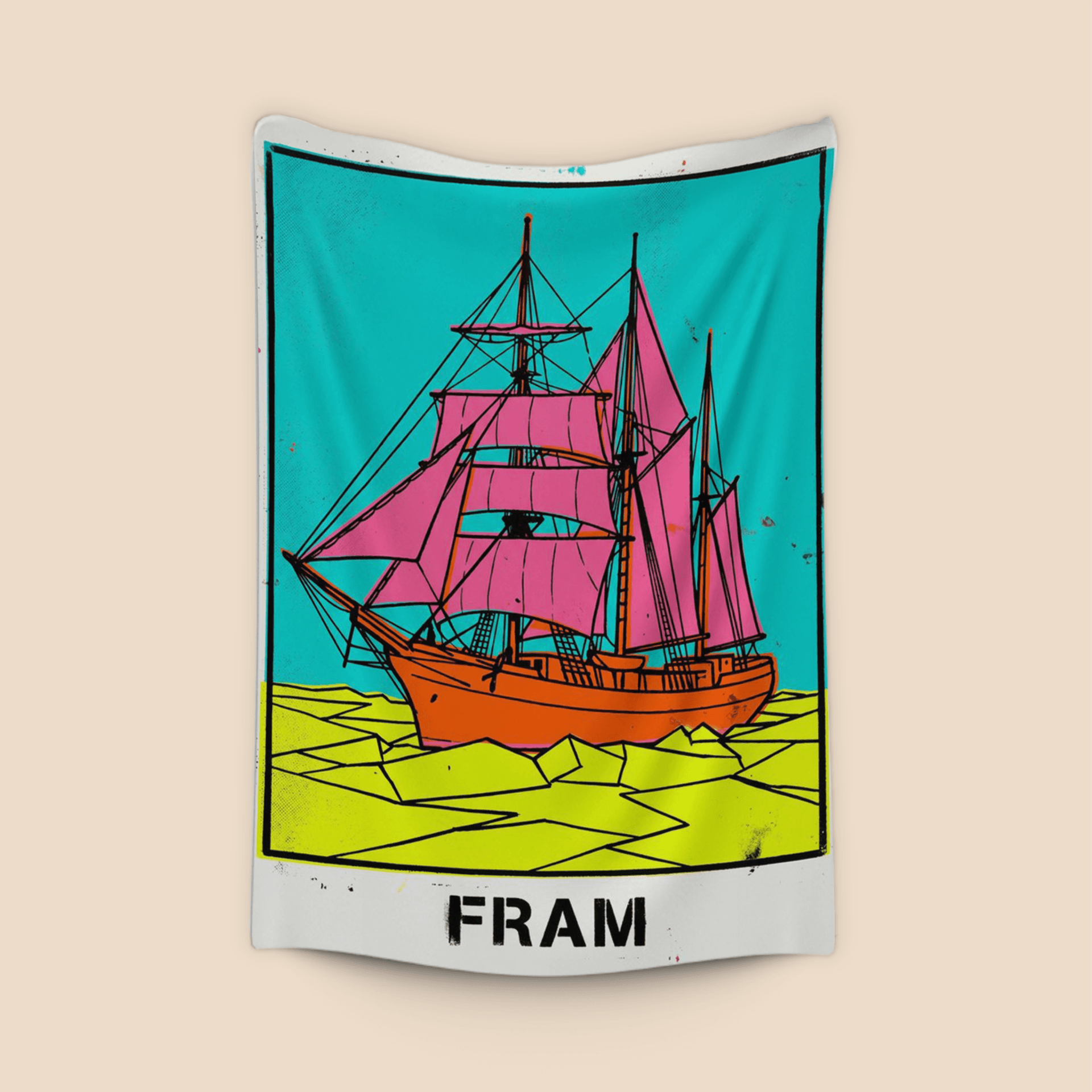 Vibrant Pop Art Fram Expedition