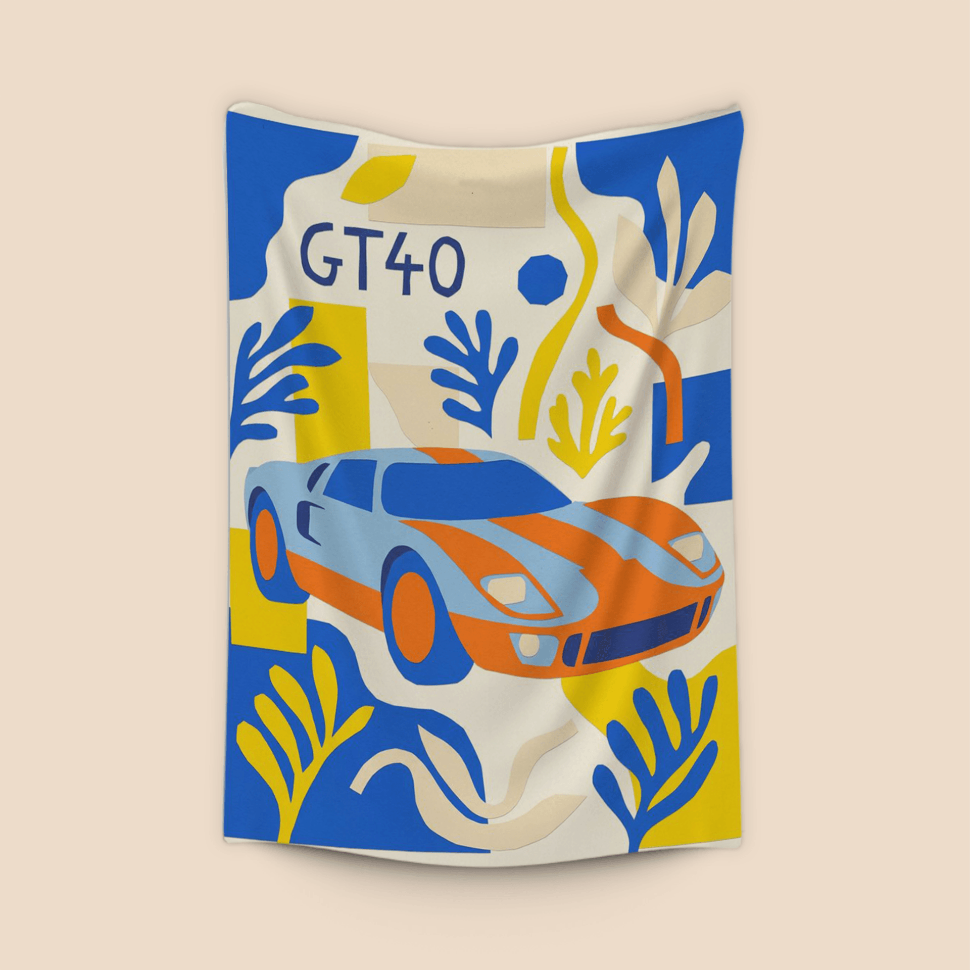 Ford GT40 Gulf Matisse Style Cutout