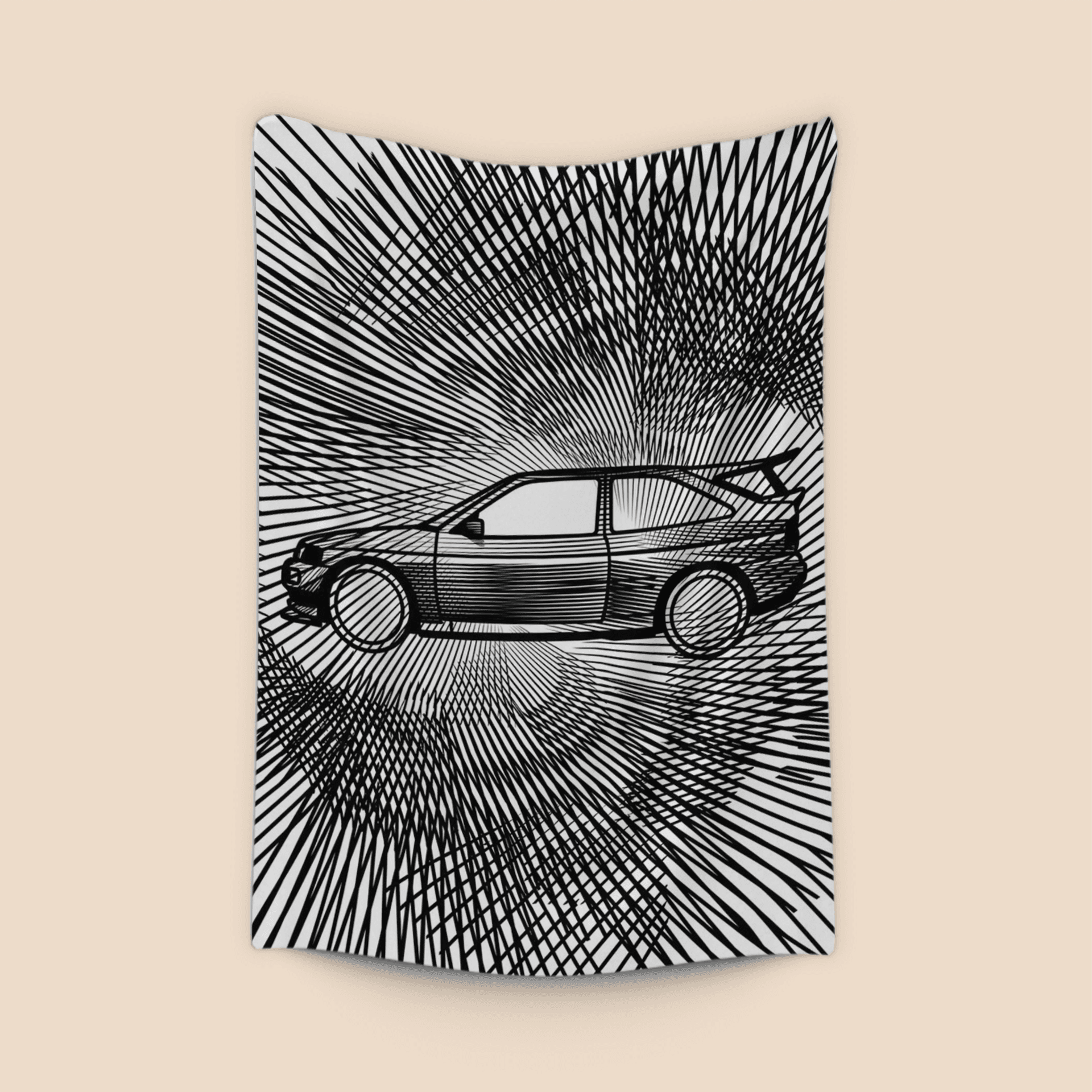 Cosworth RS Cross-Hatch Op Art