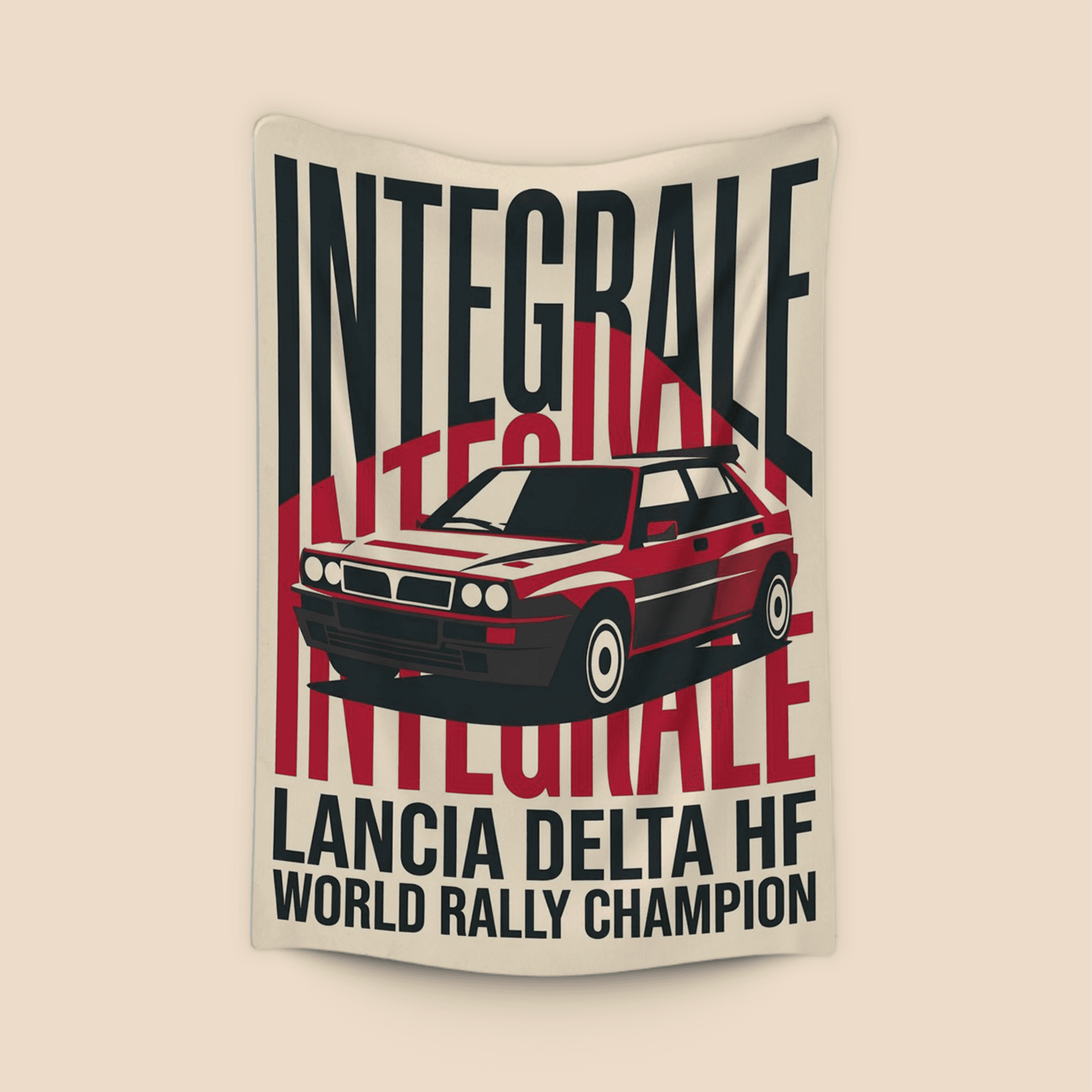Lancia Delta HF Integrale World Rally Champion Poster