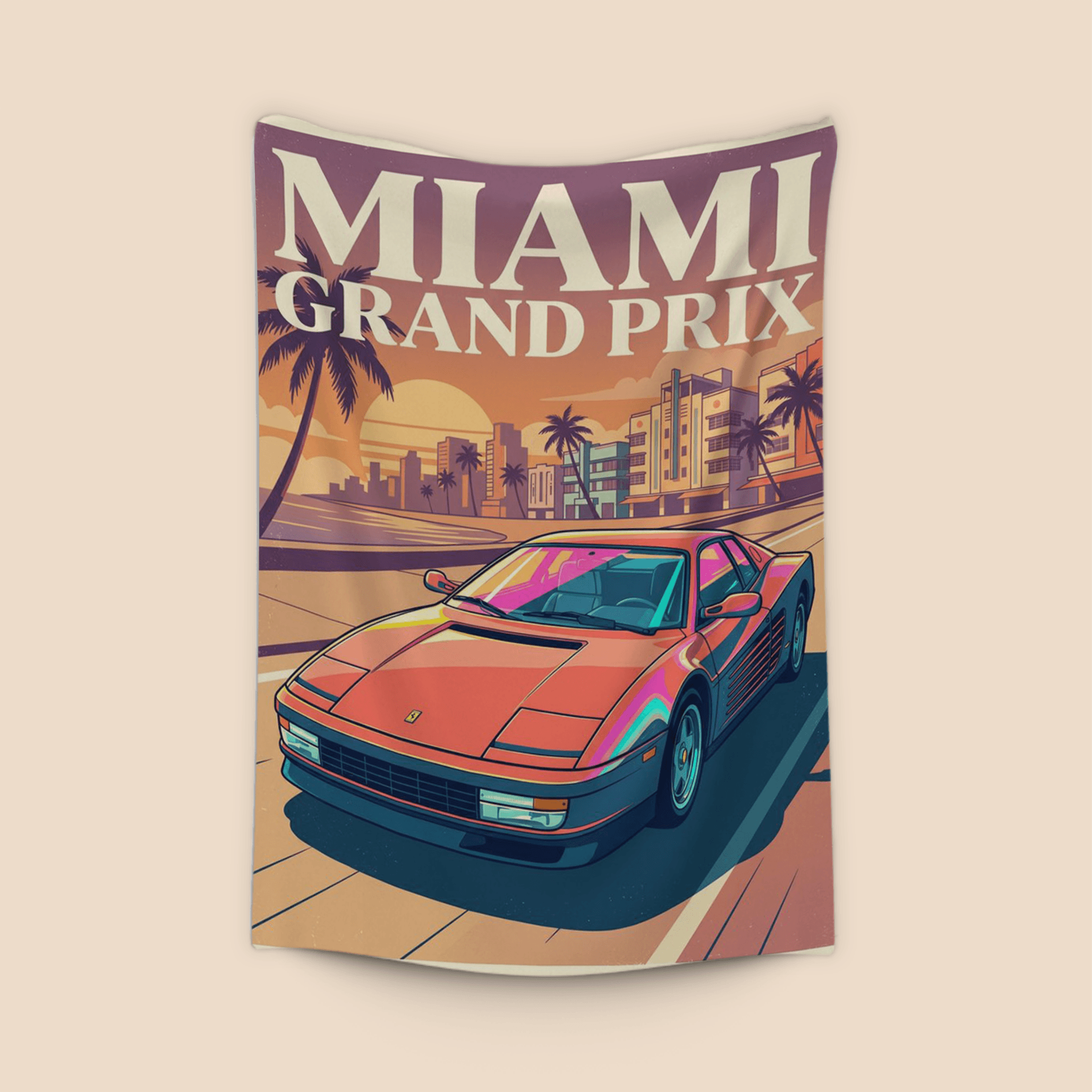 Miami Grand Prix: Classic Ferrari Testarossa