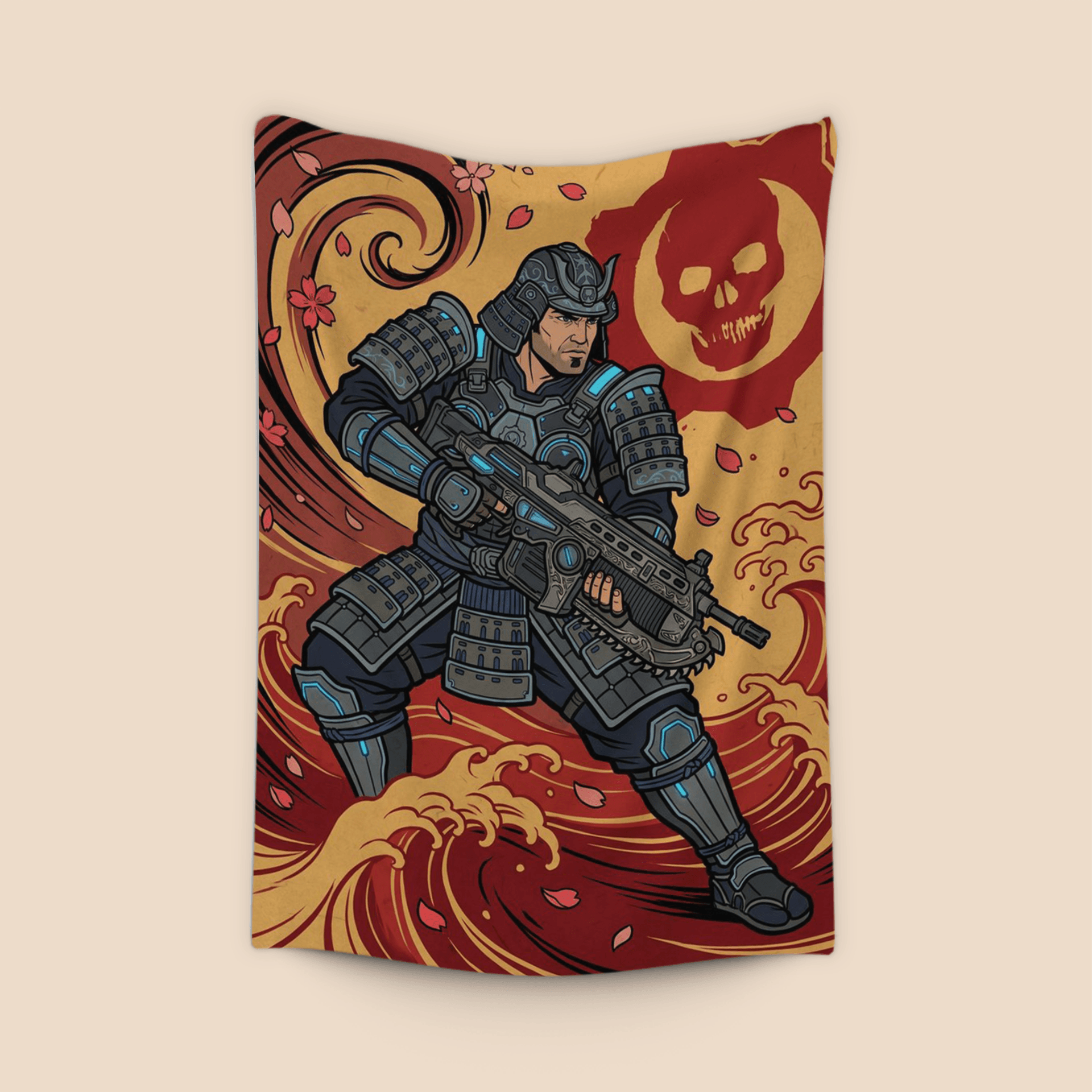 Ukiyo-e COG Samurai Marcus Fenix